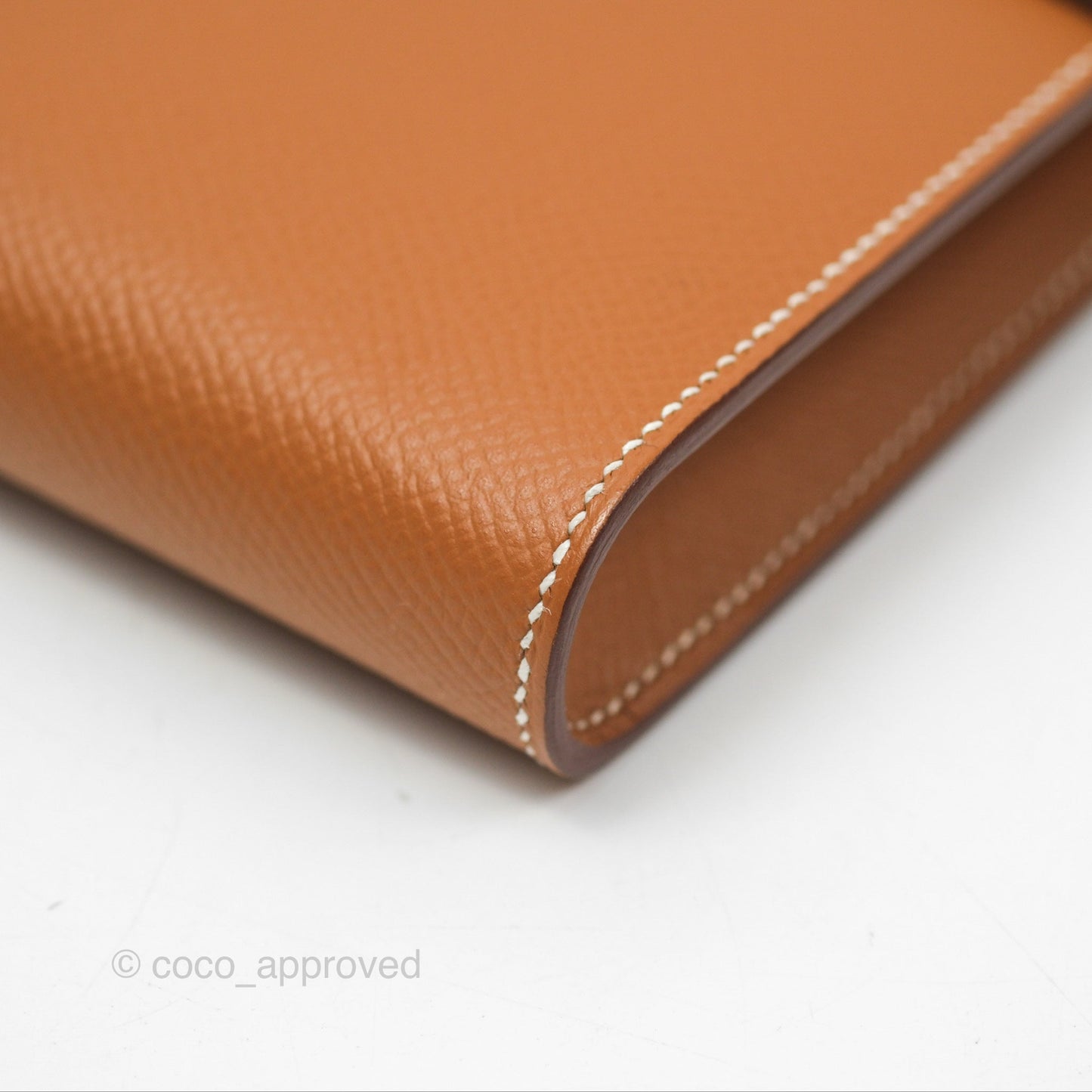 Hermès Clic 12 Wallet Gold Epsom Gold Hardware