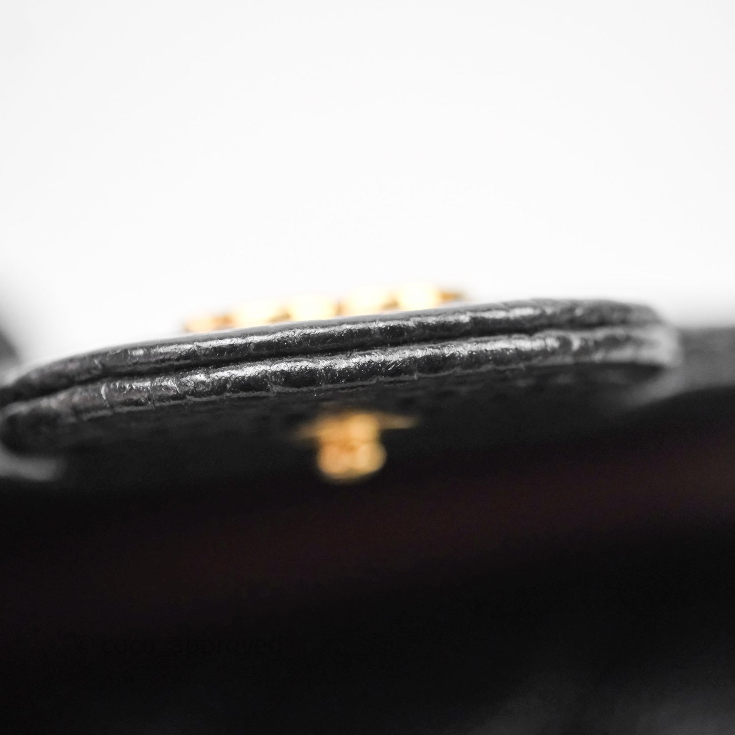 Chanel Classic Short Flap Wallet Black Caviar Gold Hardware