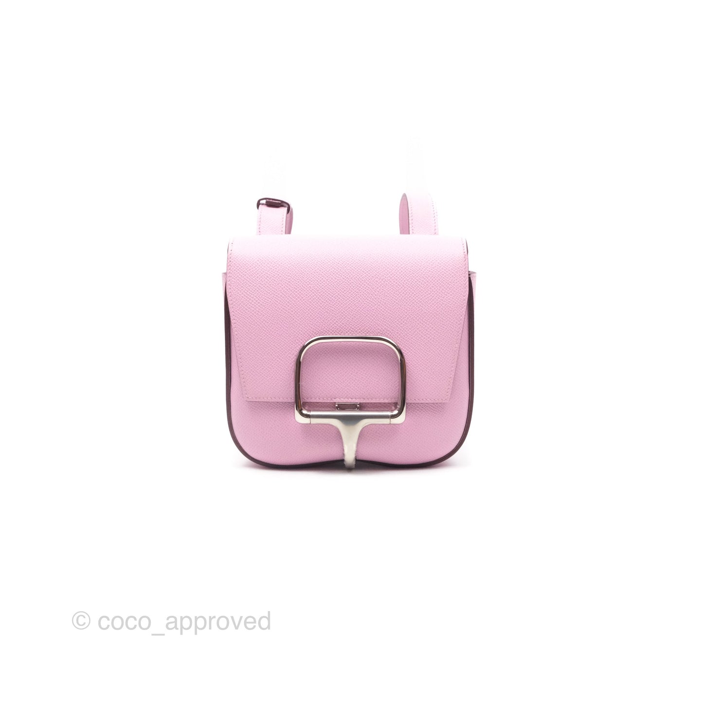 Hermès Della Cavalleria Mini Bag Mauve Sylvestre X9 Epsom Palladium Hardware