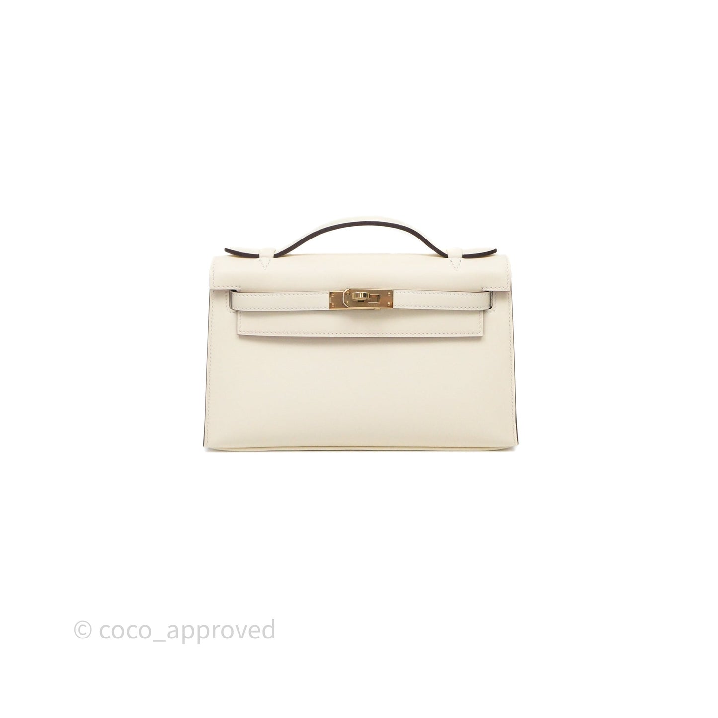 Hermès Kelly Pochette Nata Swift Pink Special Order Gold Hardware