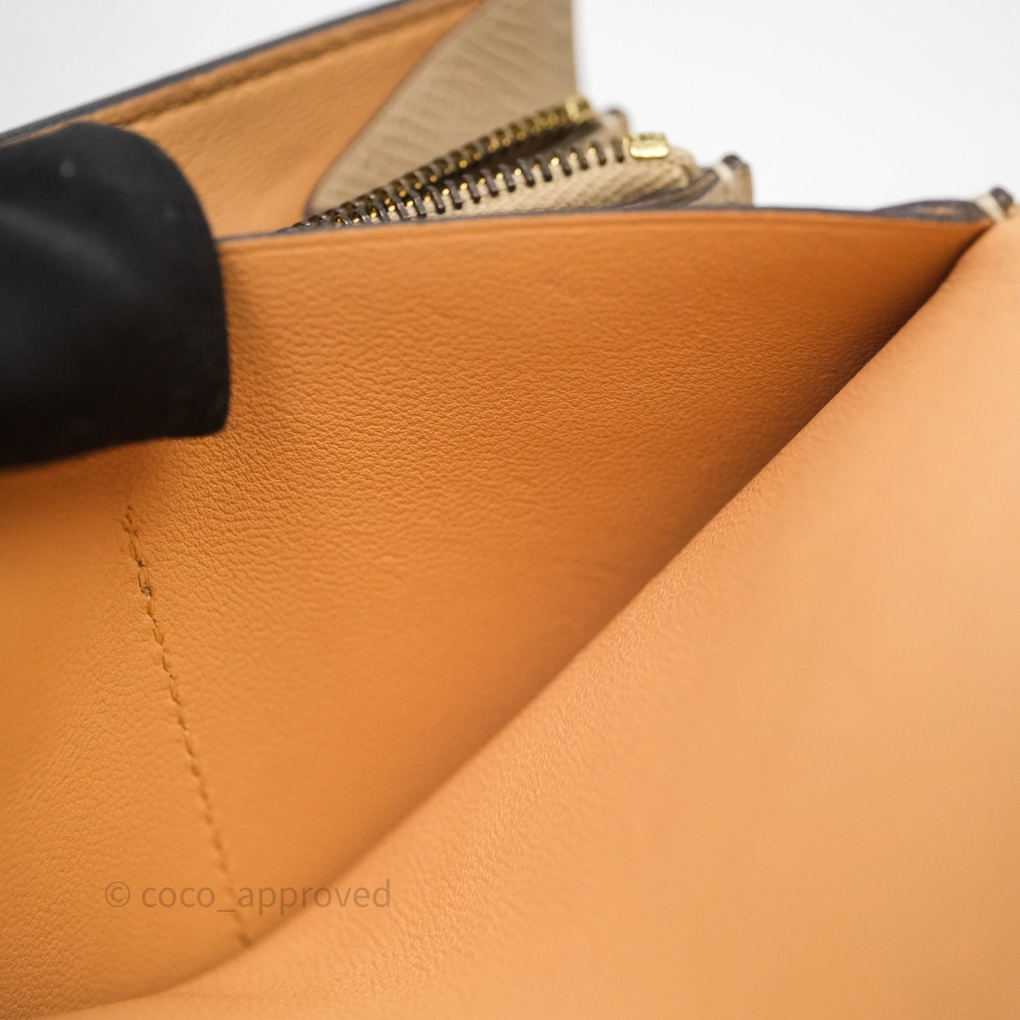 Hermès Constance Short Wallet Trench Epsom Gold Hardware