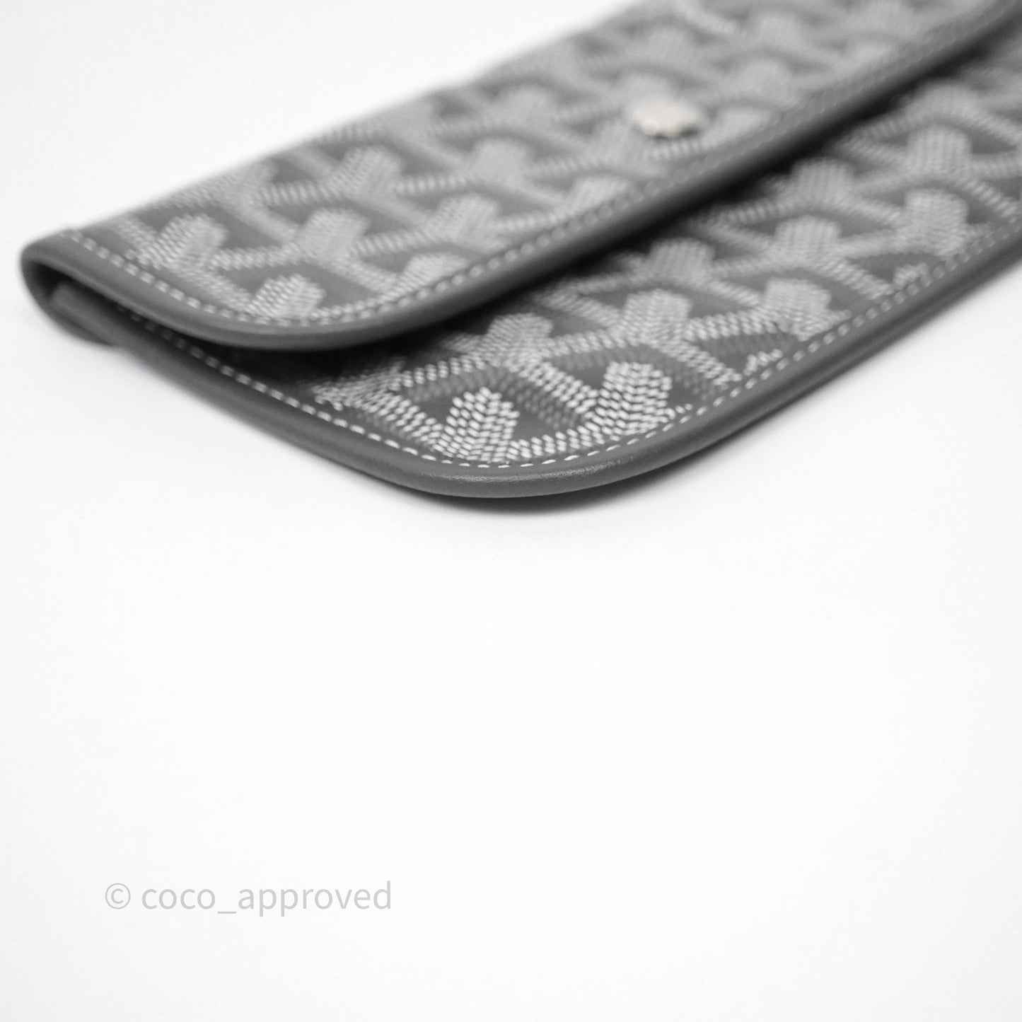 Goyard Bohème Hobo Bag Grey Goyardine Canvas Pink Heart