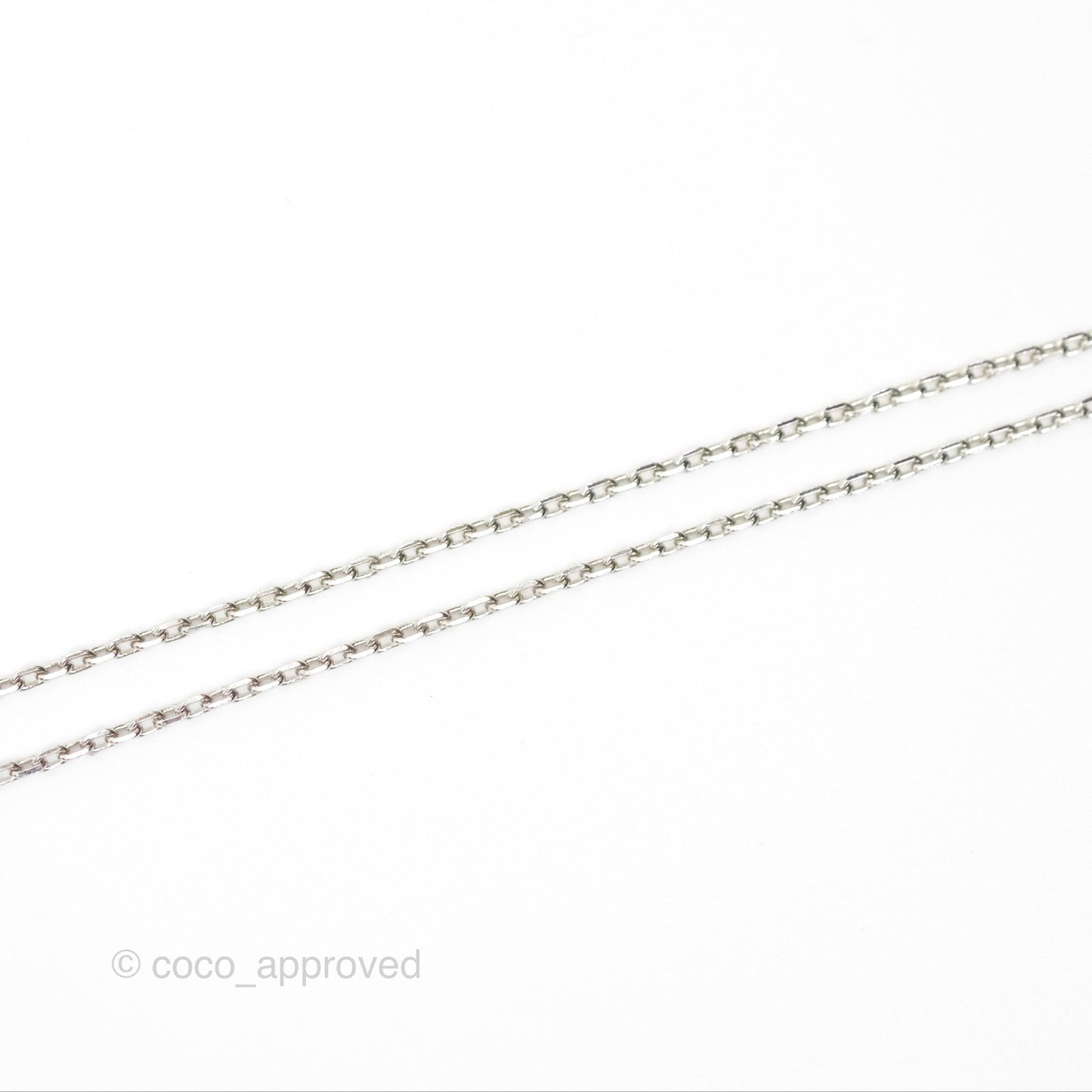Hermès Mini Pop H Pendant Necklace Chai Palladium Hardware