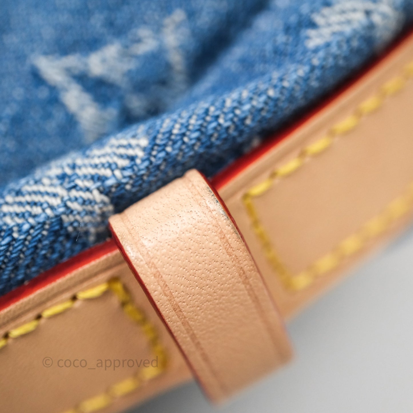 Louis Vuitton Croissant MM Denim Blue Monogram
