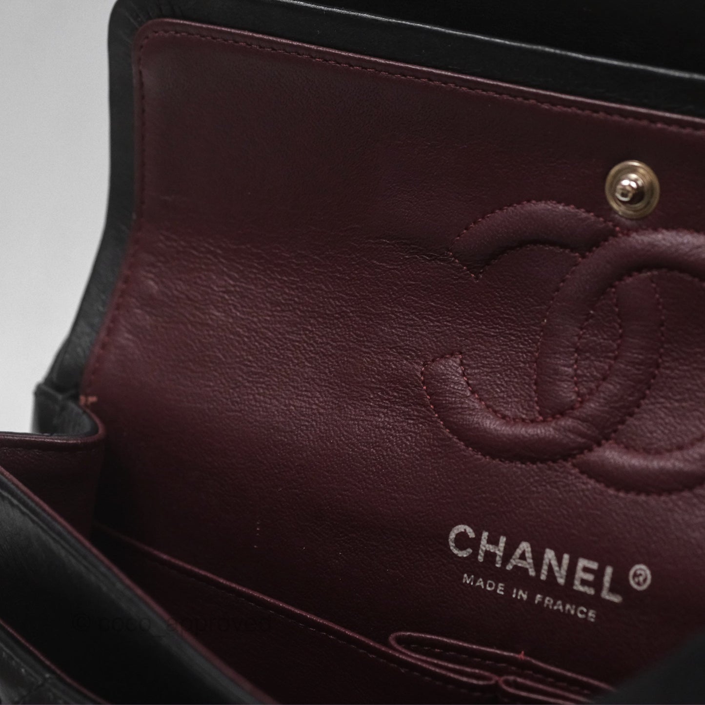 Chanel Small S/M Classic Flap Black Lambskin Silver Hardware
