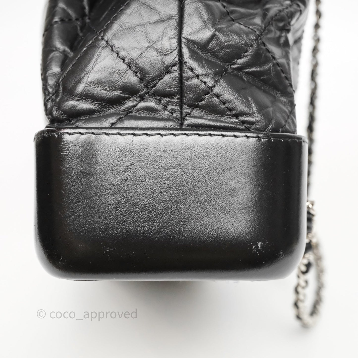 Chanel Small Gabrielle Backpack Black Aged Calfskin