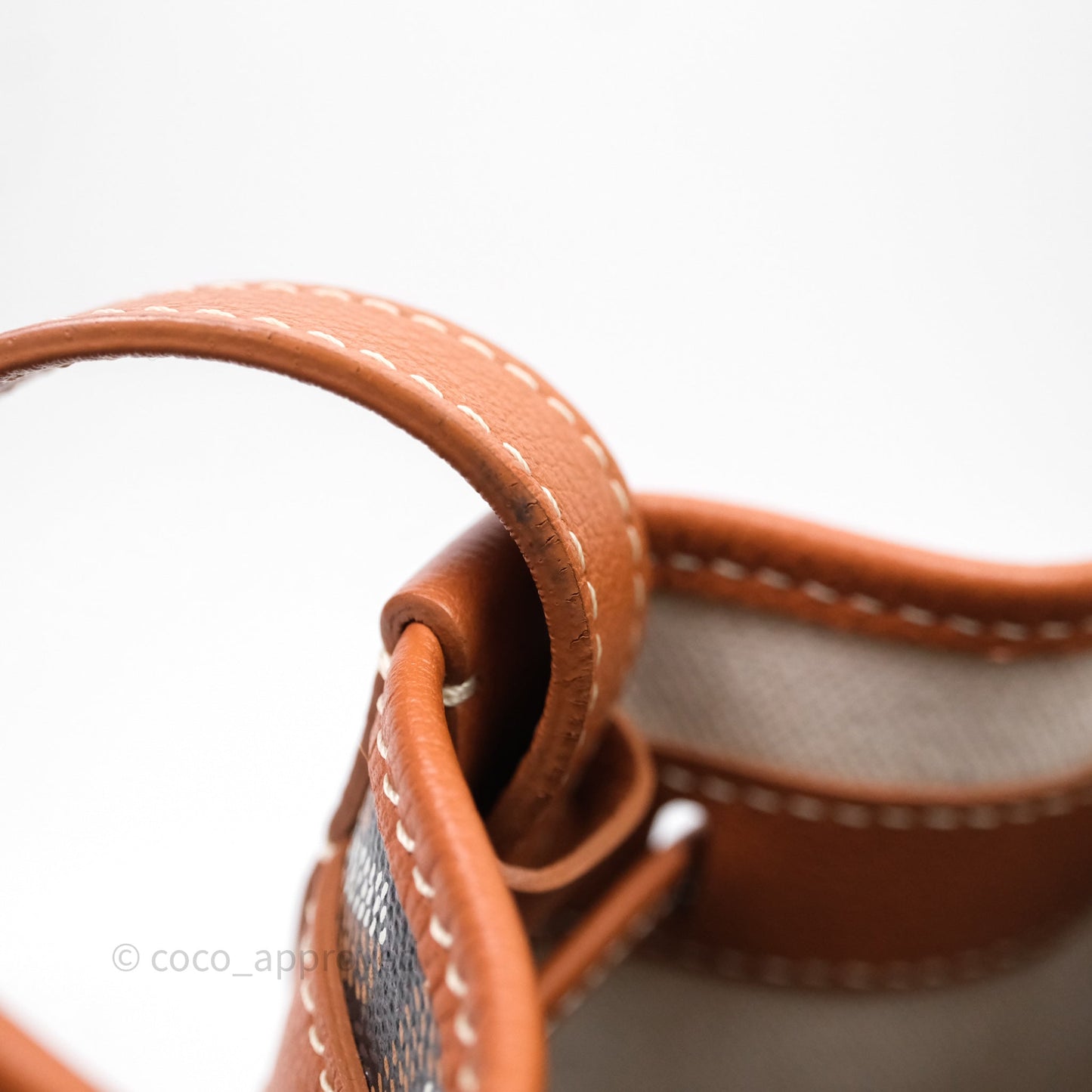 Goyard Petit Flot Bucket Bag Black & Tan Goyardine