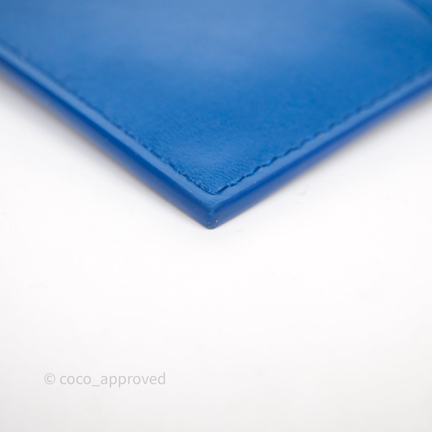 Celine Flat Luggage Tote Bag Blue Calfskin