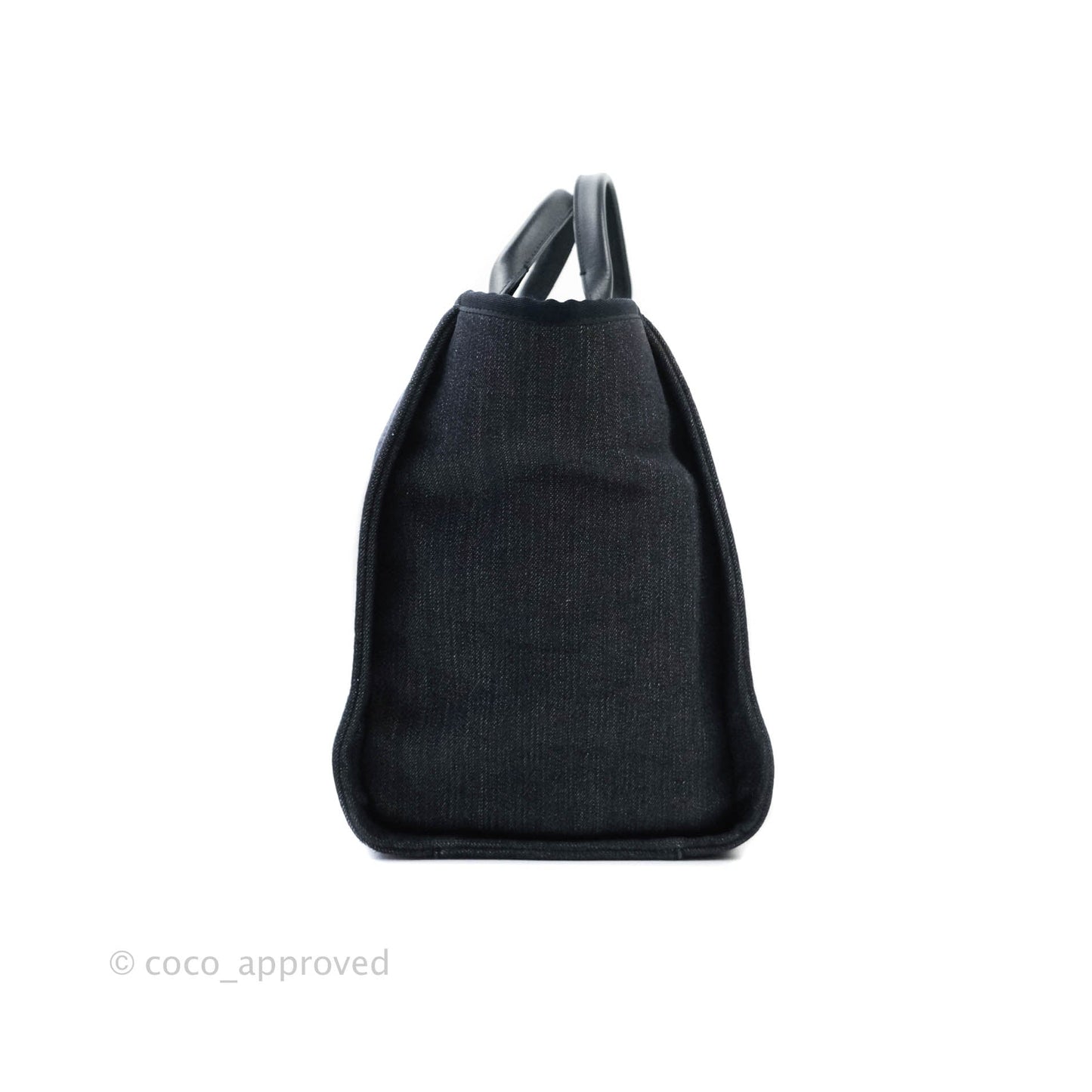 Chanel Canvas Large Deauville Tote Denim