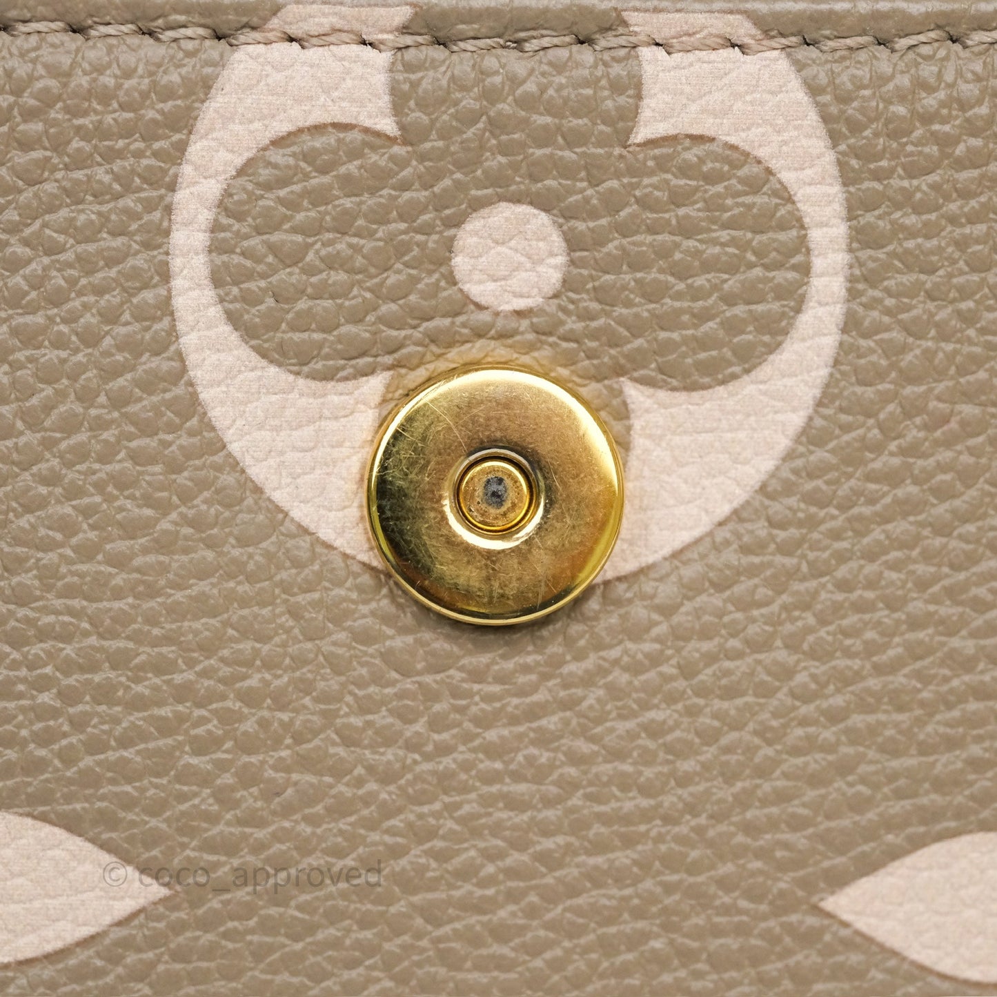 Louis Vuitton Ivy Wallet on Chain Monogram Empreinte Dove/Cream