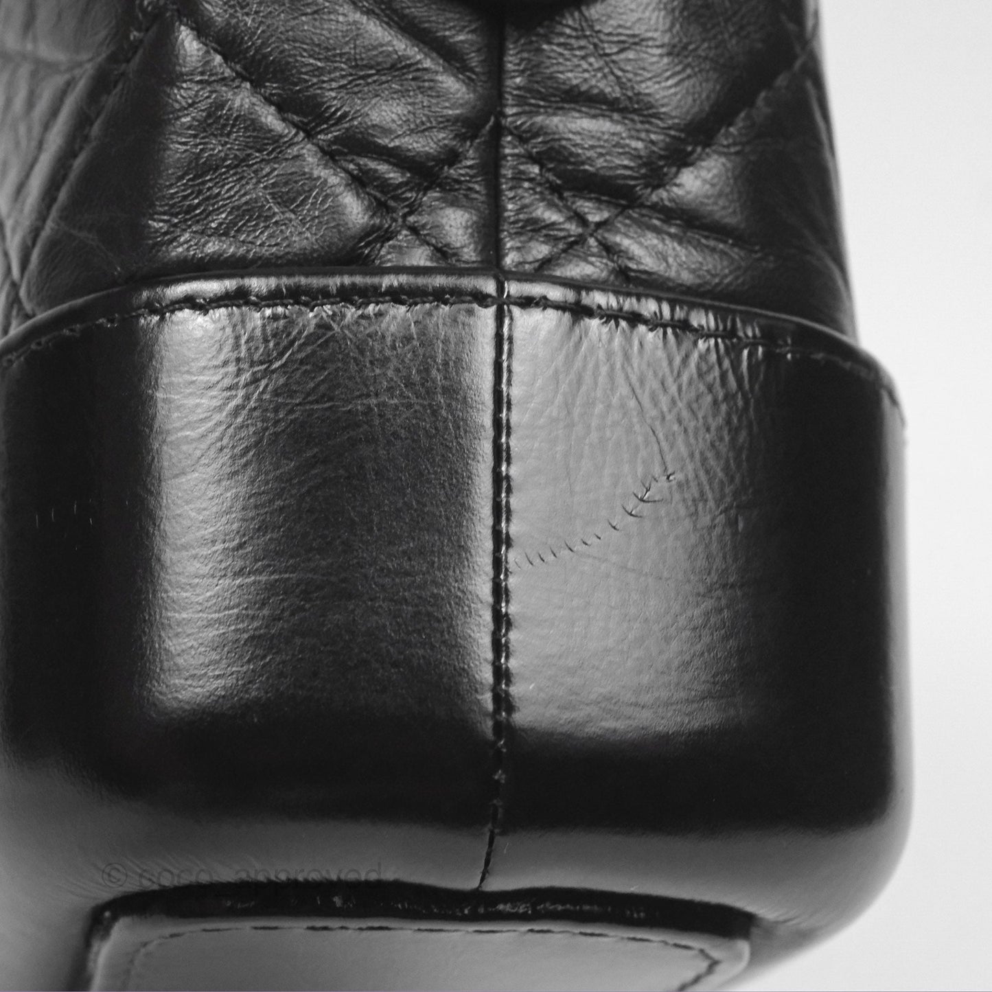 Chanel Small Gabrielle Hobo Quilted Black Aged Calfskin