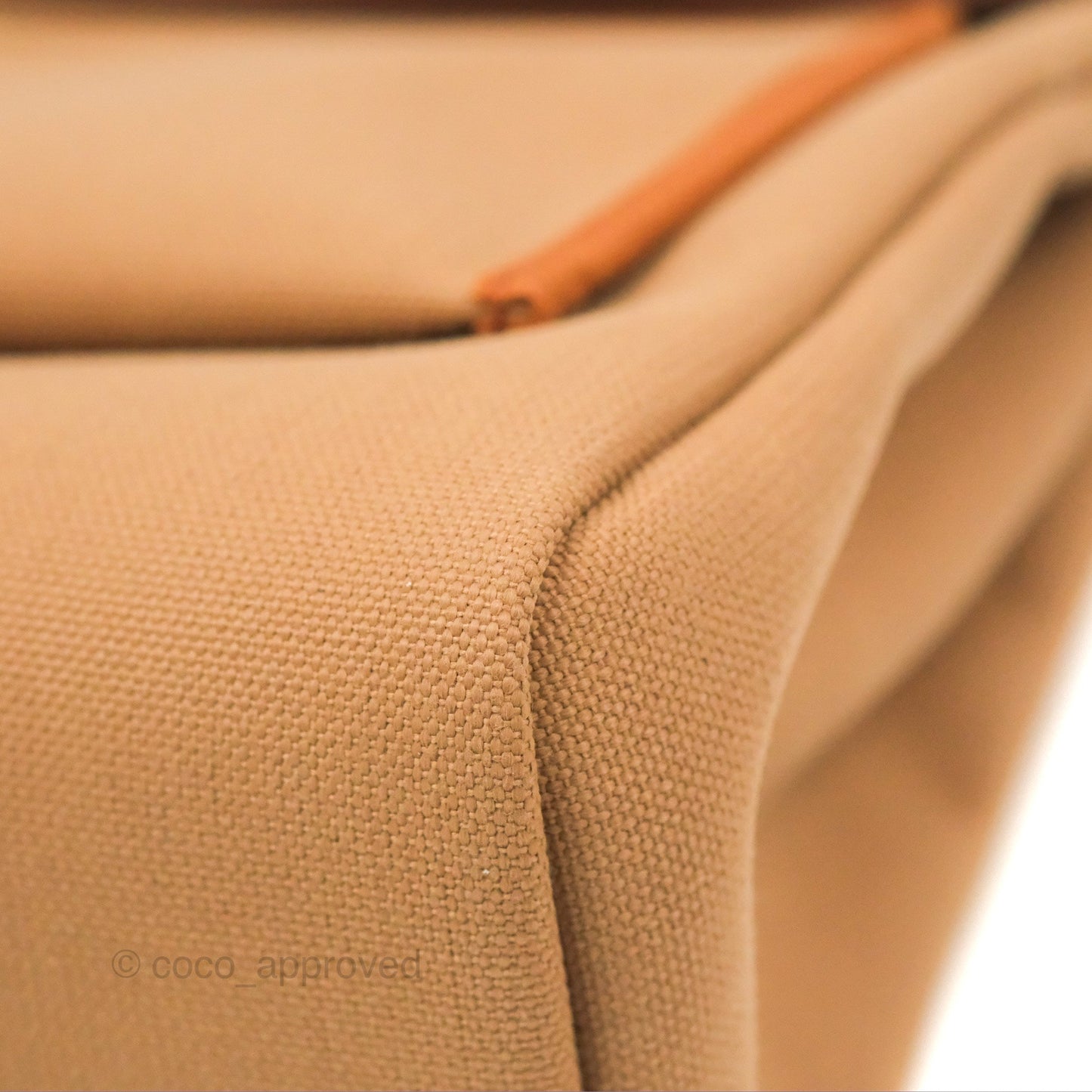 Hermès Herbag Zip Retourne 31 Chai 0M/Fauve 34 Canvas Gold Hardware