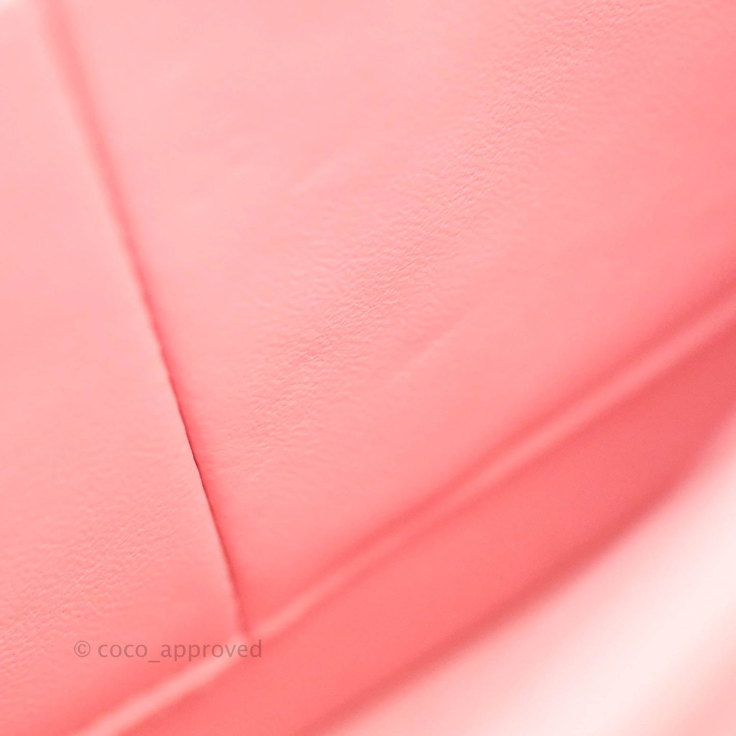 Chanel Quilted M/L Medium Double Flap Pink Caviar Silver Hardware