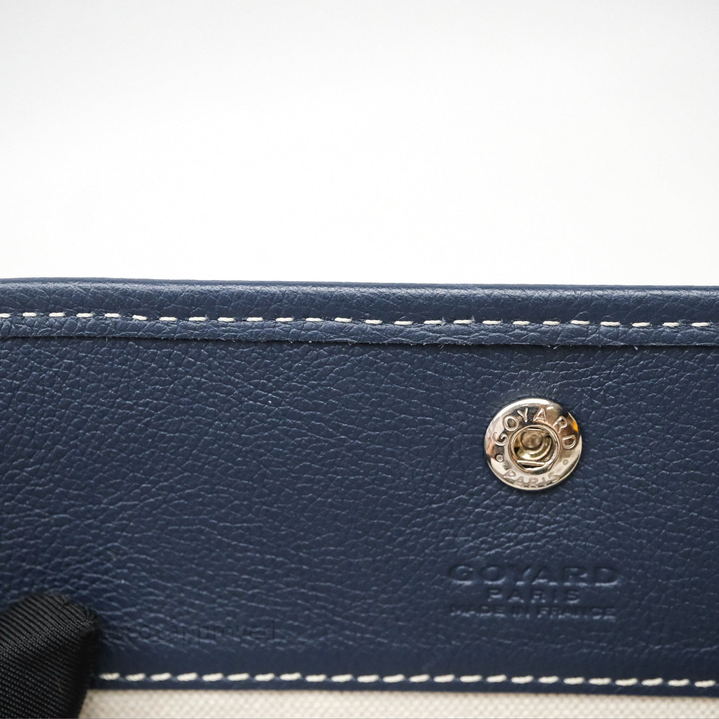 Goyard St. Louis Tote PM Navy/Tan