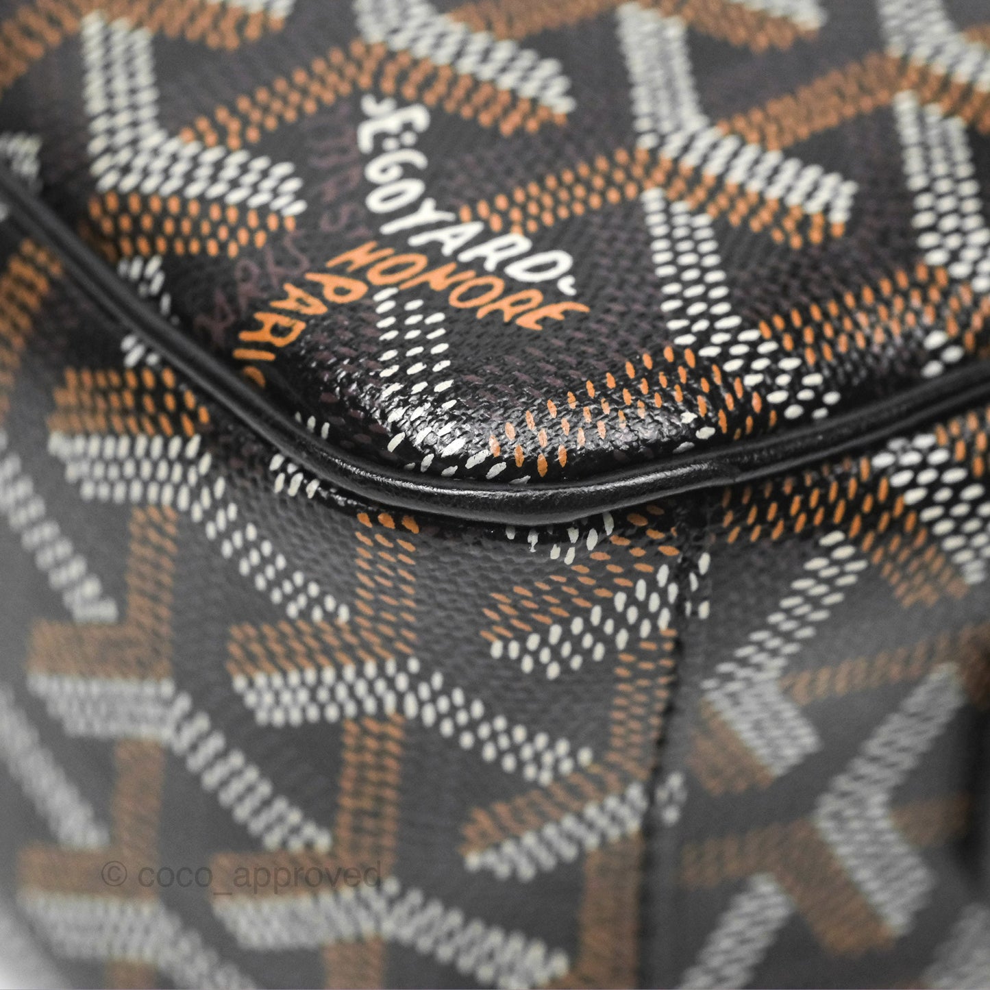 Goyard Cap-Vert PM Bag Black Goyardine