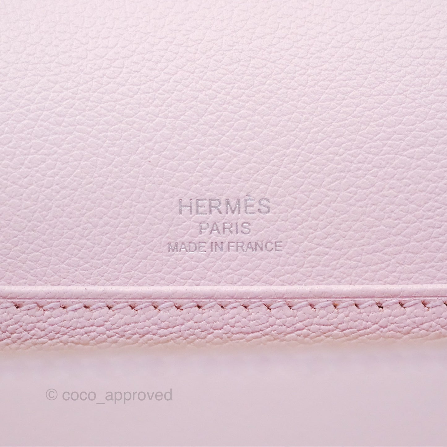 Hermès Roulis Mini 18 Mauve Pale Evercolor Palladium Hardware