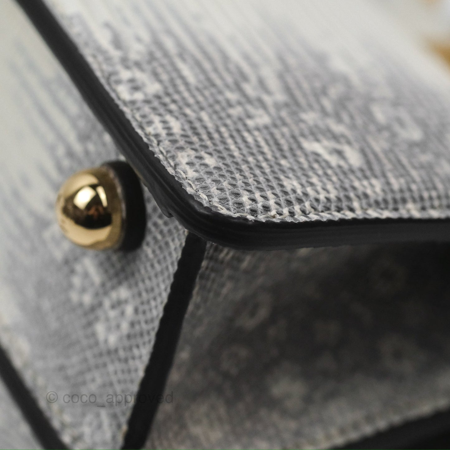 Fendi Peekaboo ISeeU Petite White lizard Leather Bag