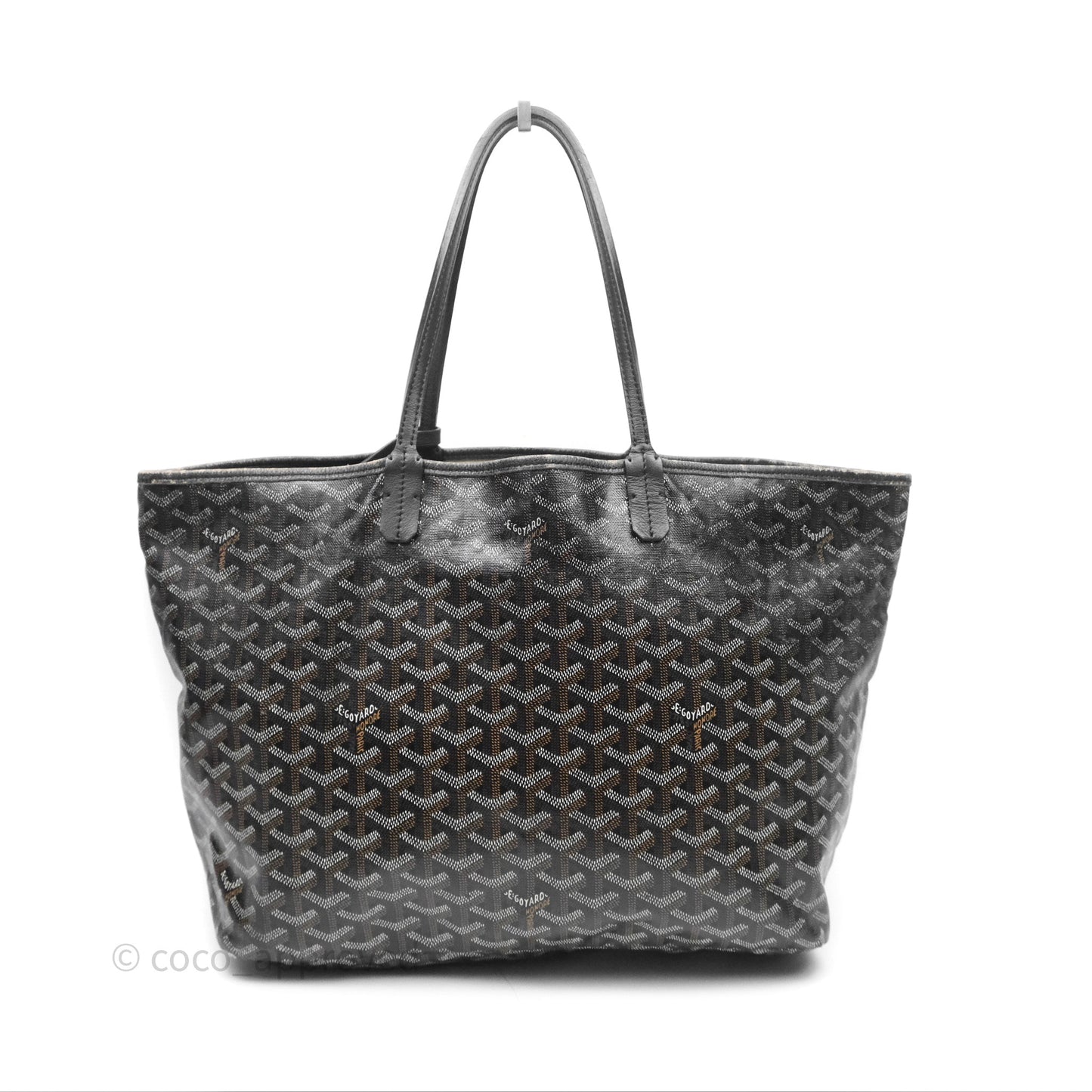 Goyard Saint Louis Black Goyardine Canvas PM⁣⁣⁣⁣⁣⁣⁣⁣⁣⁣⁣⁣⁣⁣⁣⁣