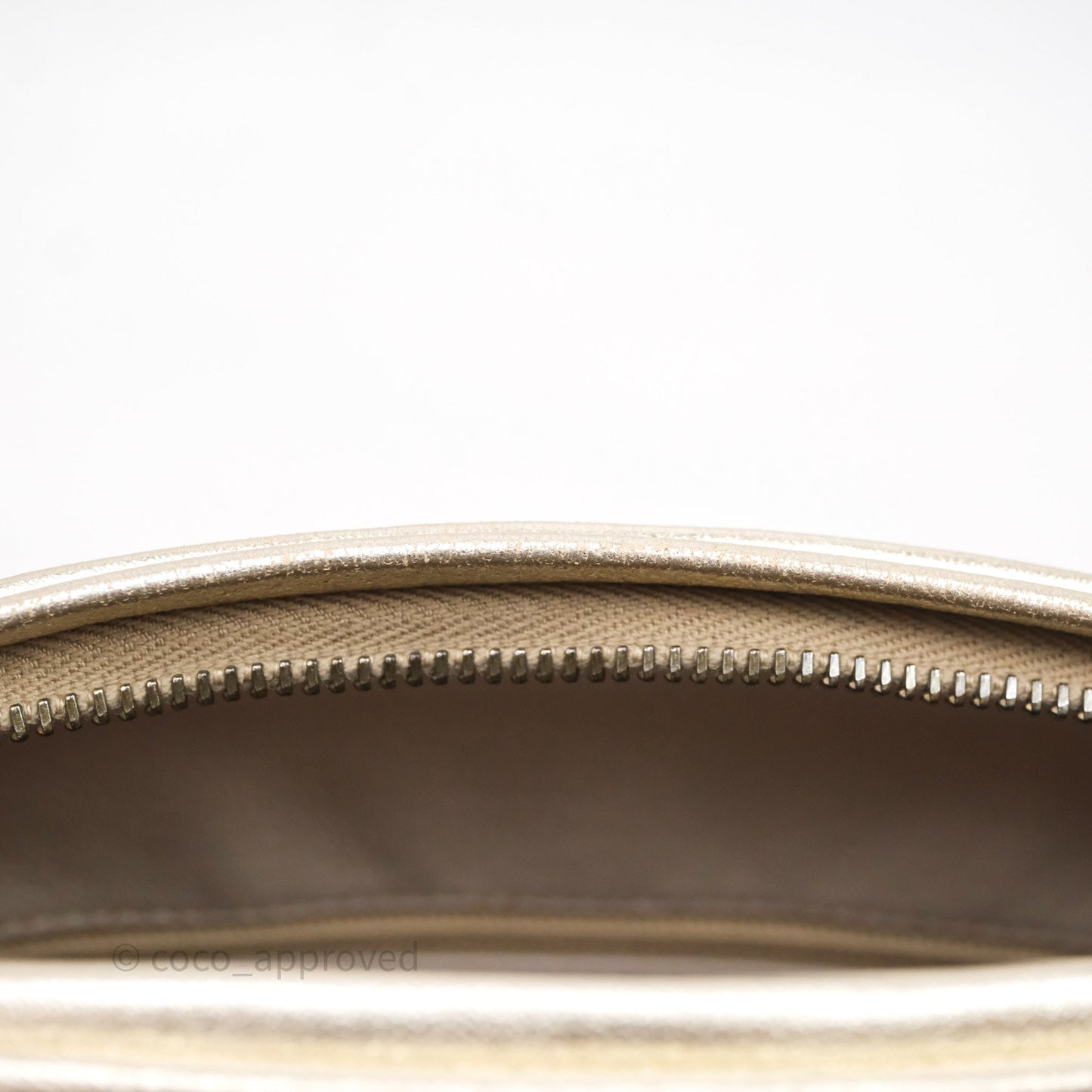 Chanel Vintage Camera Bag Gold Lambskin Gold Hardware