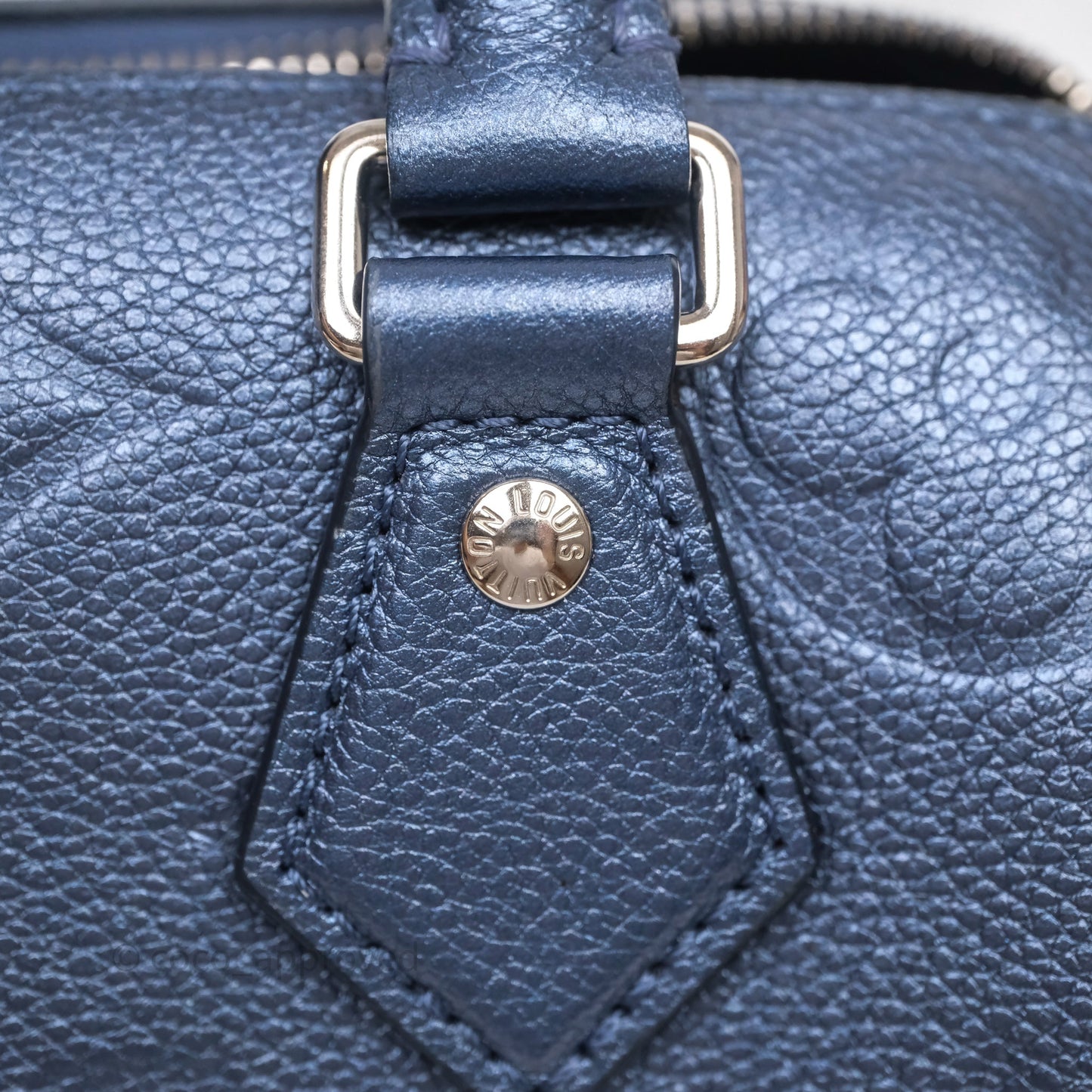 Louis Vuitton Speedy Bandoulière 20 Monogram Empreinte Navy