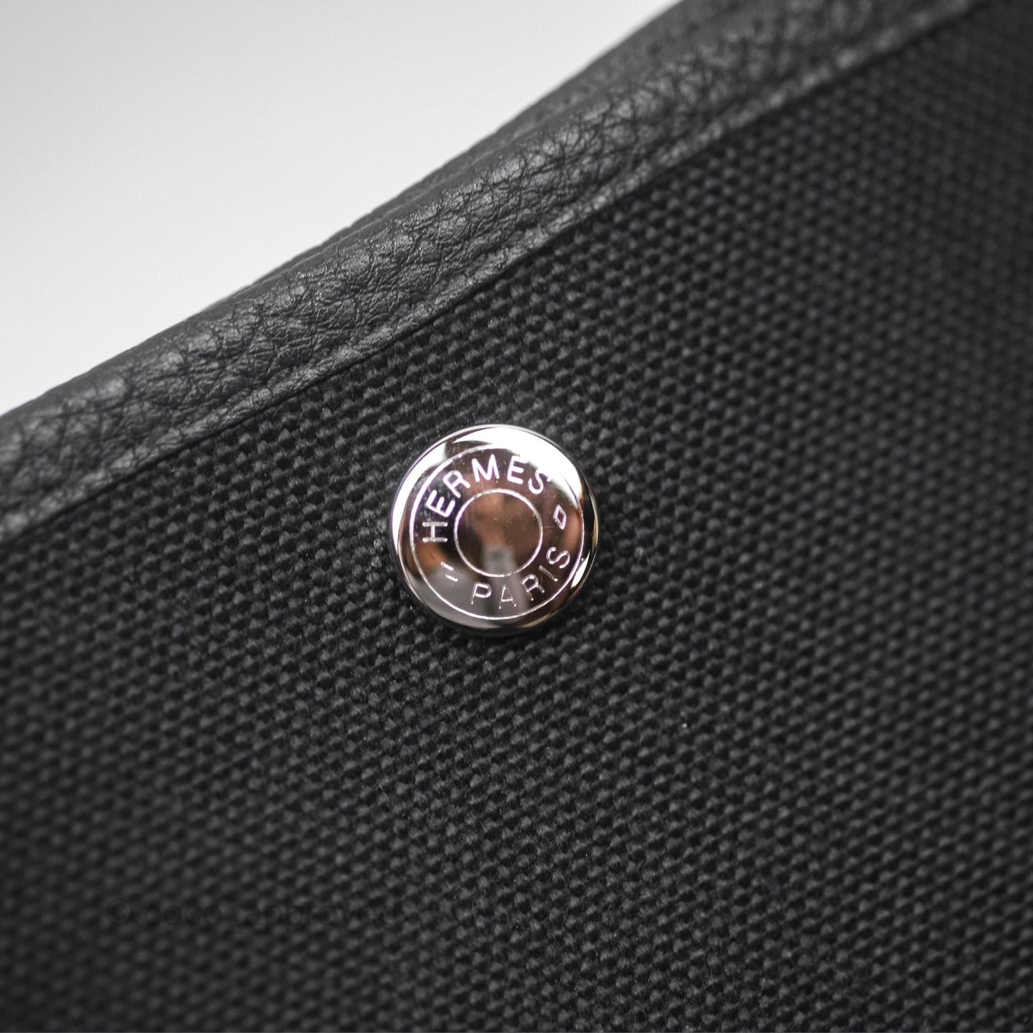 Hermès Garden Party 36 Noir 89 Canvas