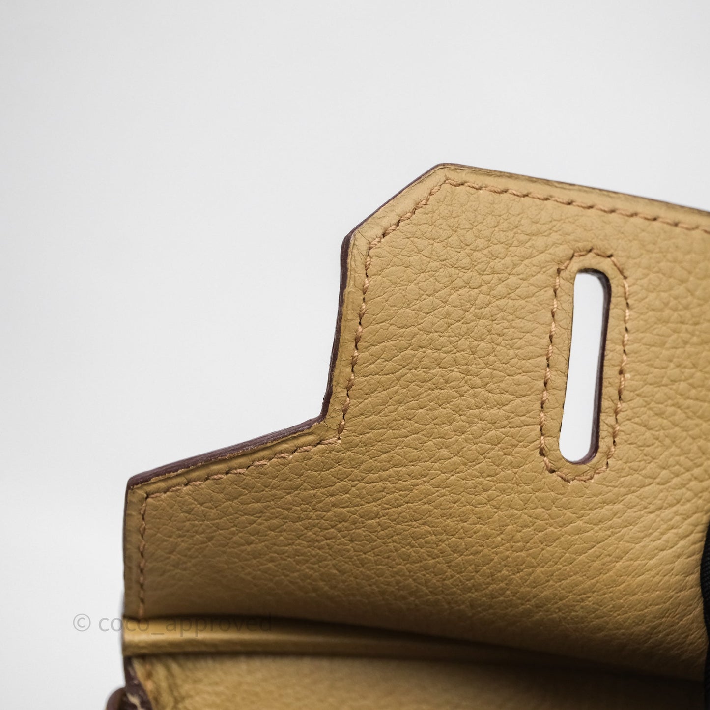 Hermès Birkin 30 Tabac-Camel 24 Togo Palladium Hardware