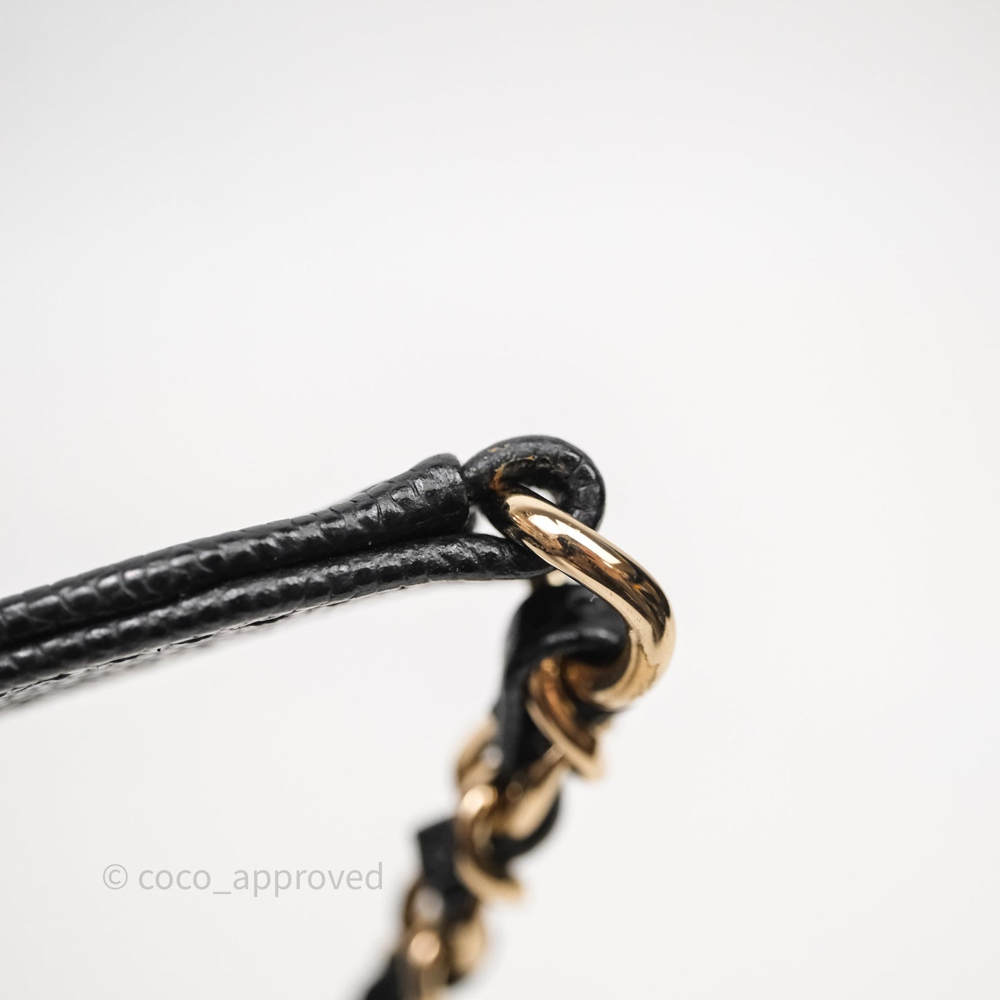 Chanel Small Coco Handle Black Caviar Light Gold Hardware