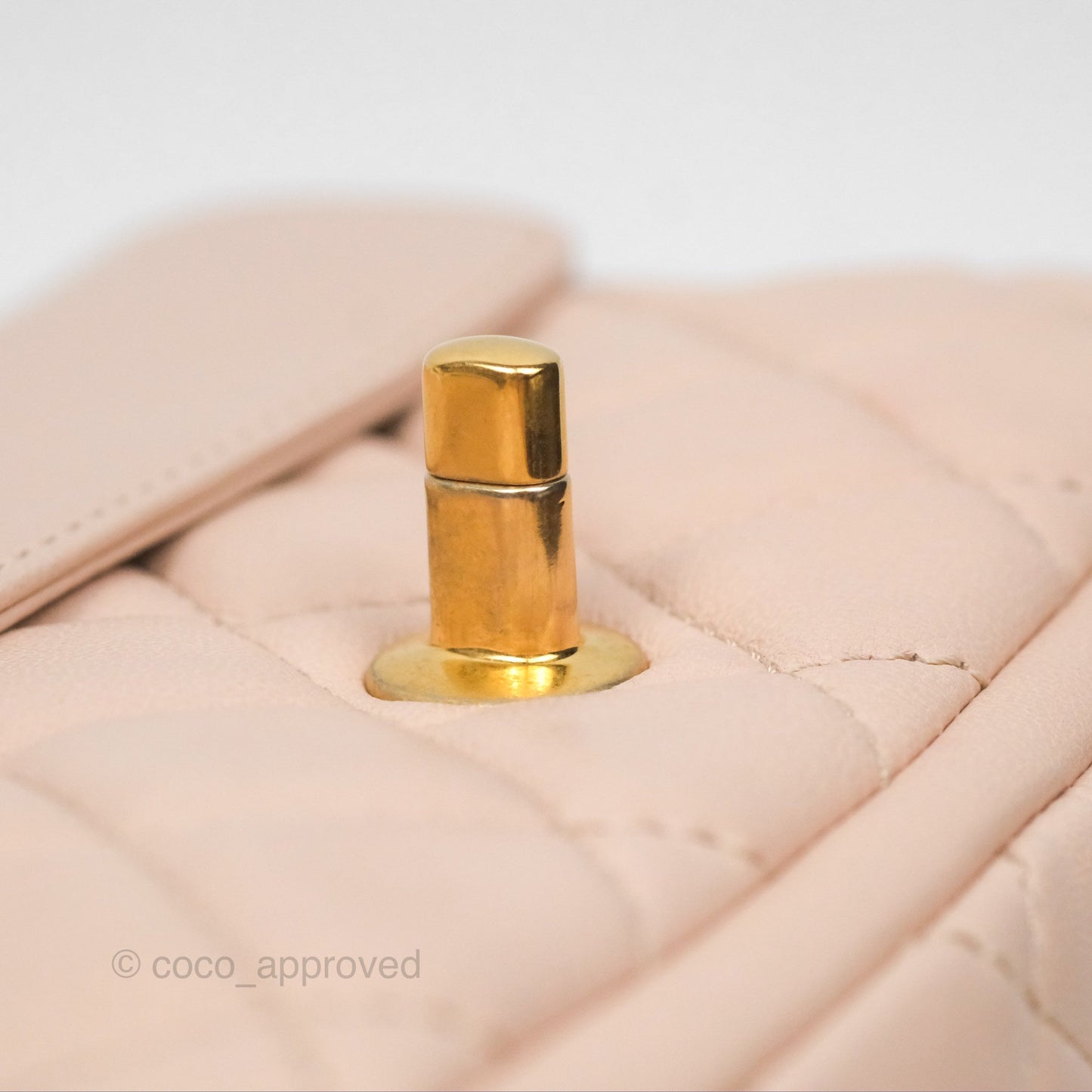 Chanel Flap Bag Pink Aged Gold Hardware