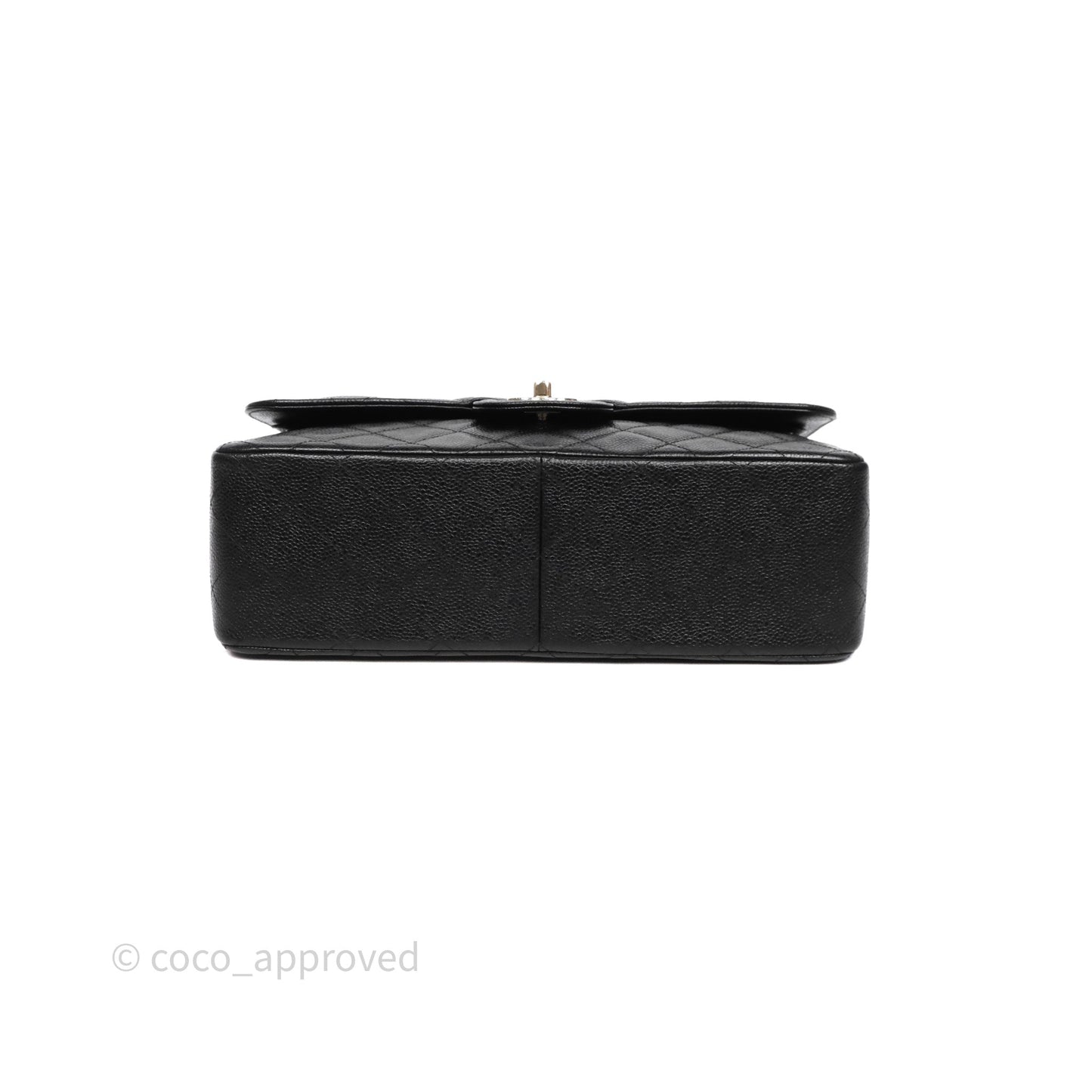 Chanel Jumbo Double Flap Black Caviar Silver Hardware⁣⁣