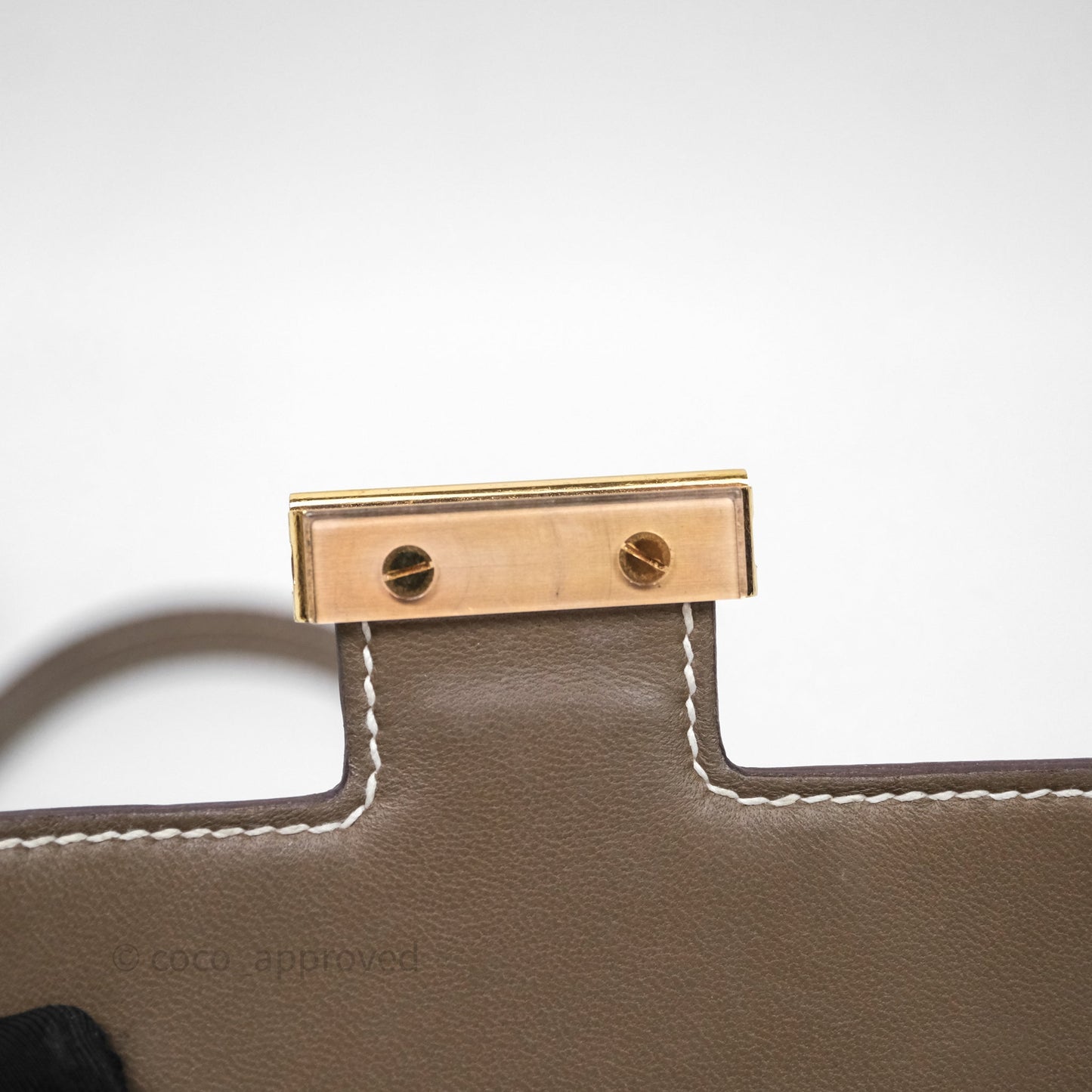Hermès Constance Mini 18cm Etoupe Epsom Gold Hardware