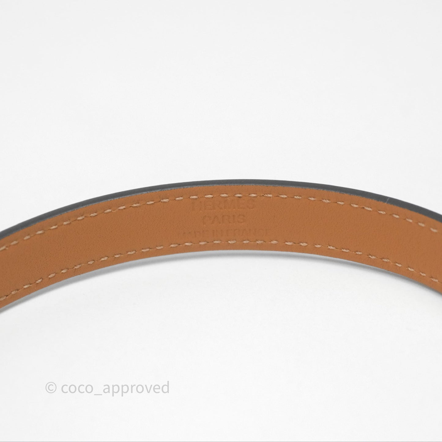 Hermès Kelly Double Tour Box Leather Bracelet Black Gold Hardware