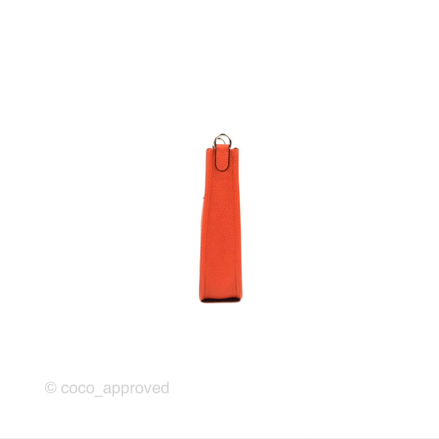 Hermès Mini Evelyne 16 Feu Clemence Palladium Hardware