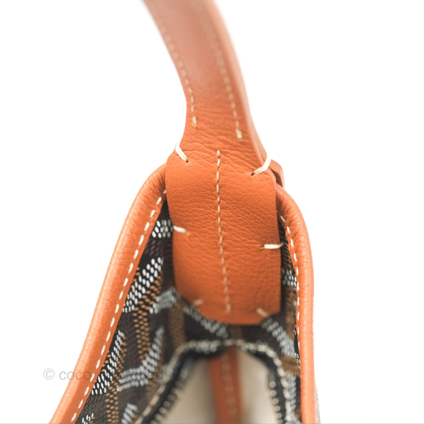 Goyard Bohème Hobo Bag Black/Tan Goyardine Canvas