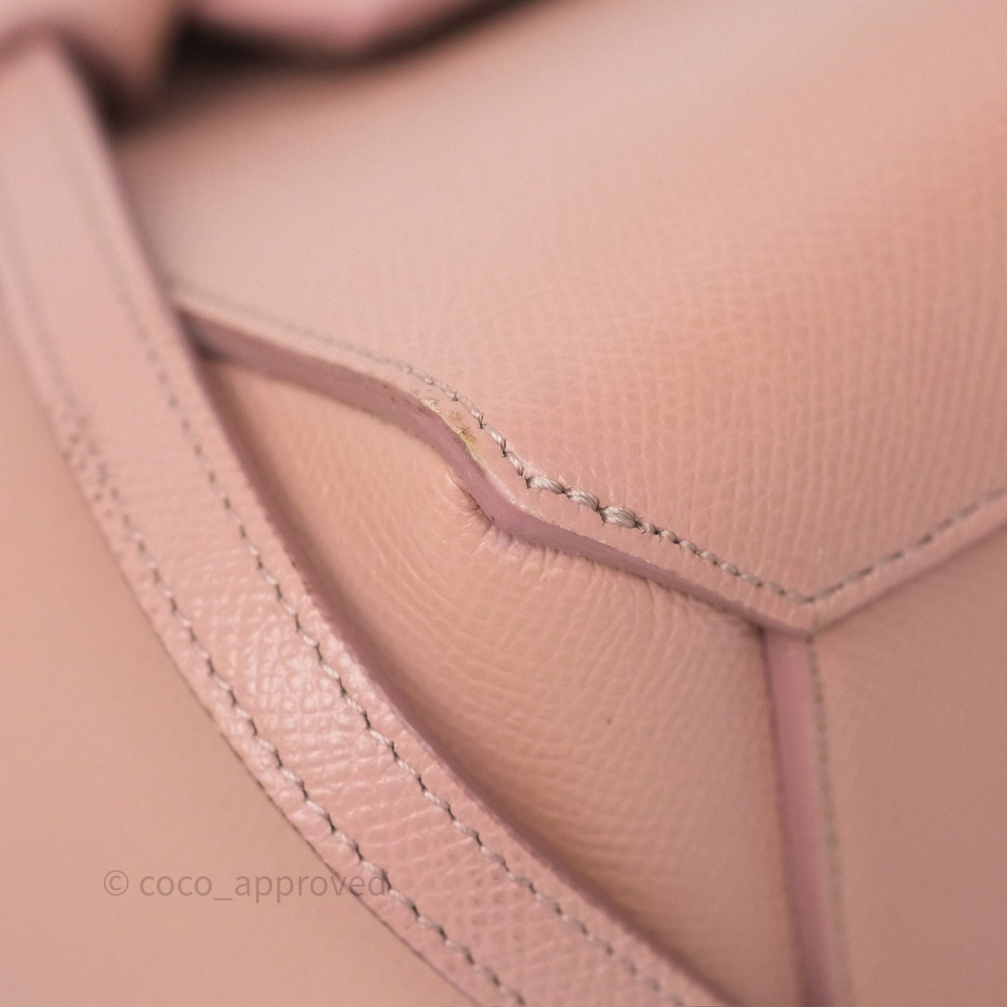 Celine Nano Belt Bag Vintage Pink Grained Calfskin Gold Hardware