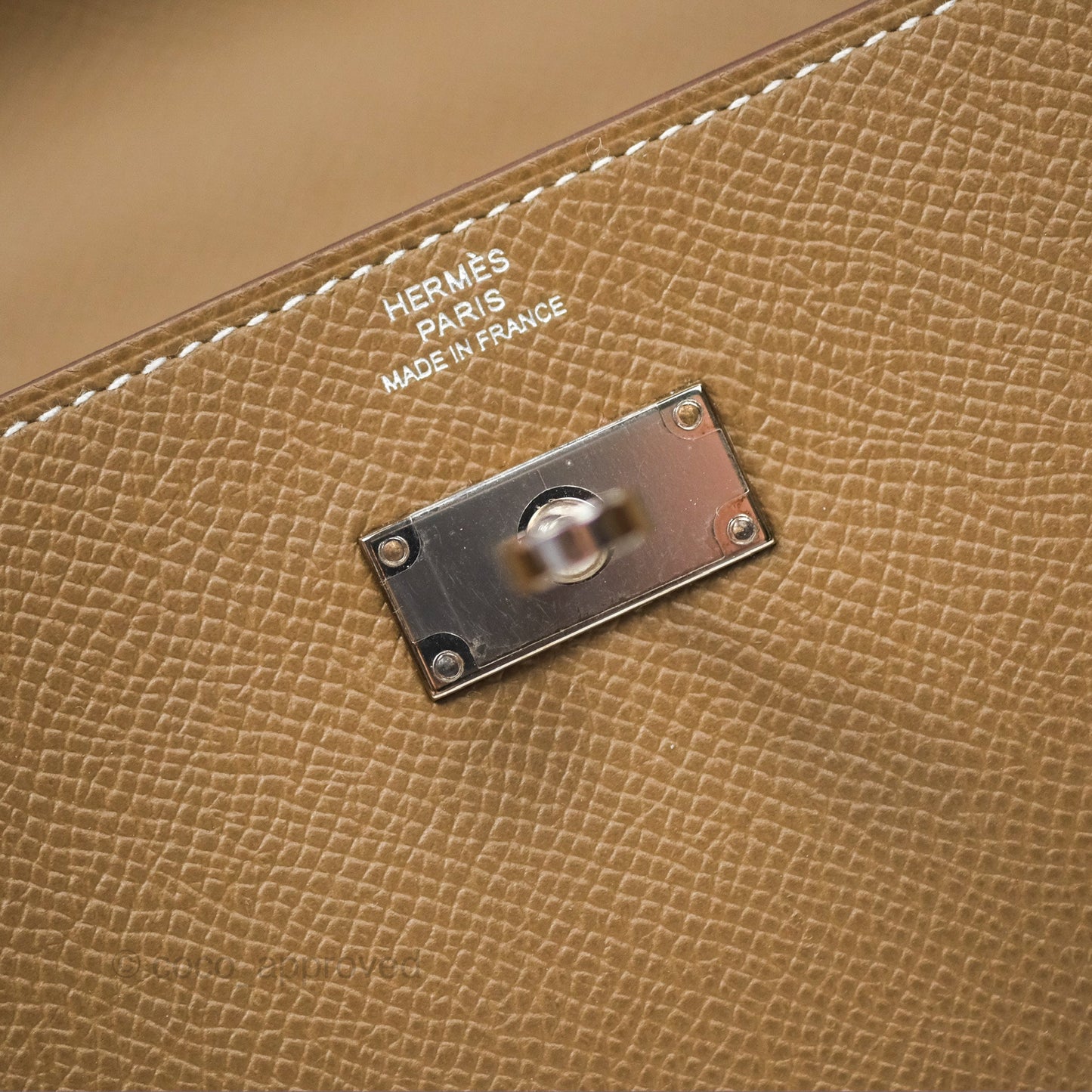 Hermès Kelly To Go Wallet Etoupe 18 Epsom Palladium Hardware