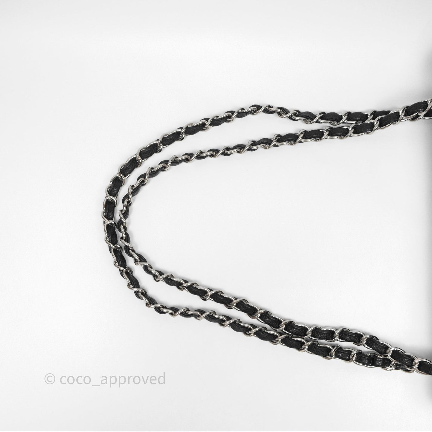Chanel Jumbo Double Flap Black Caviar Silver Hardware⁣⁣
