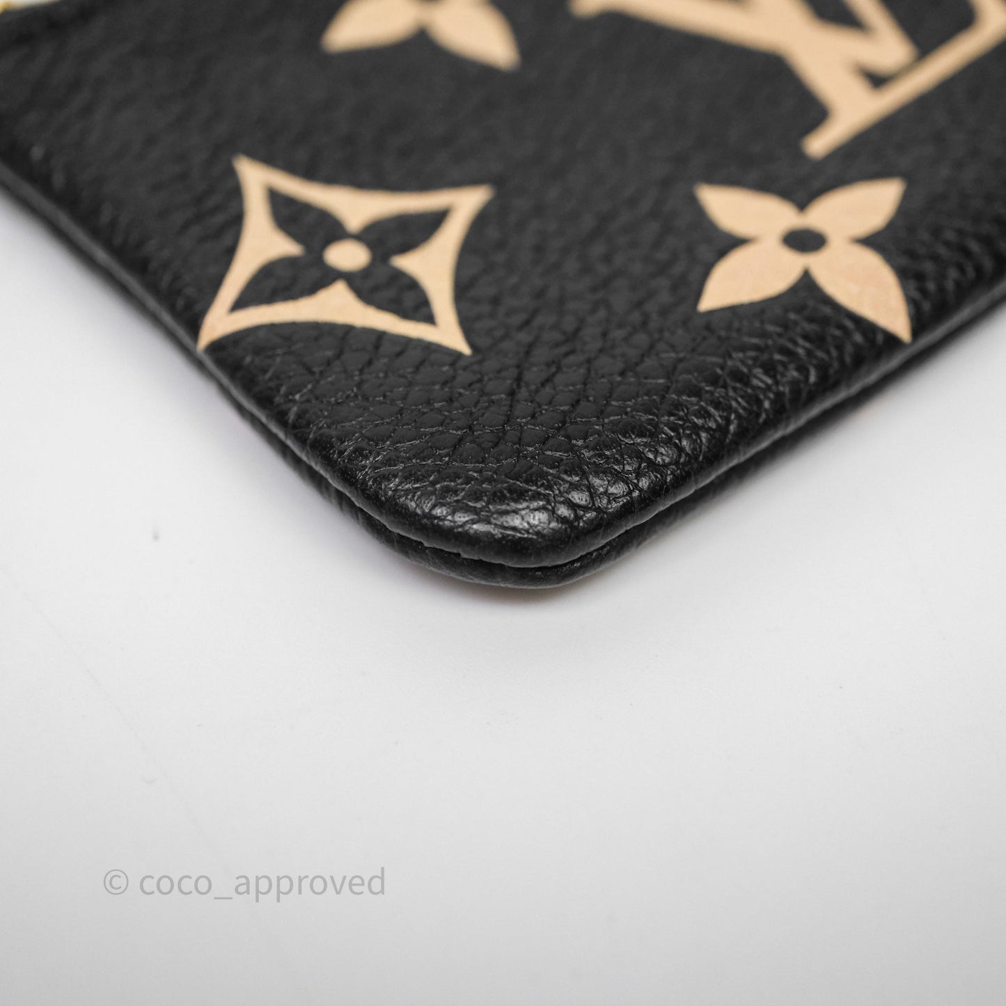 Louis Vuitton Key Pouch Black Monogram Canvas