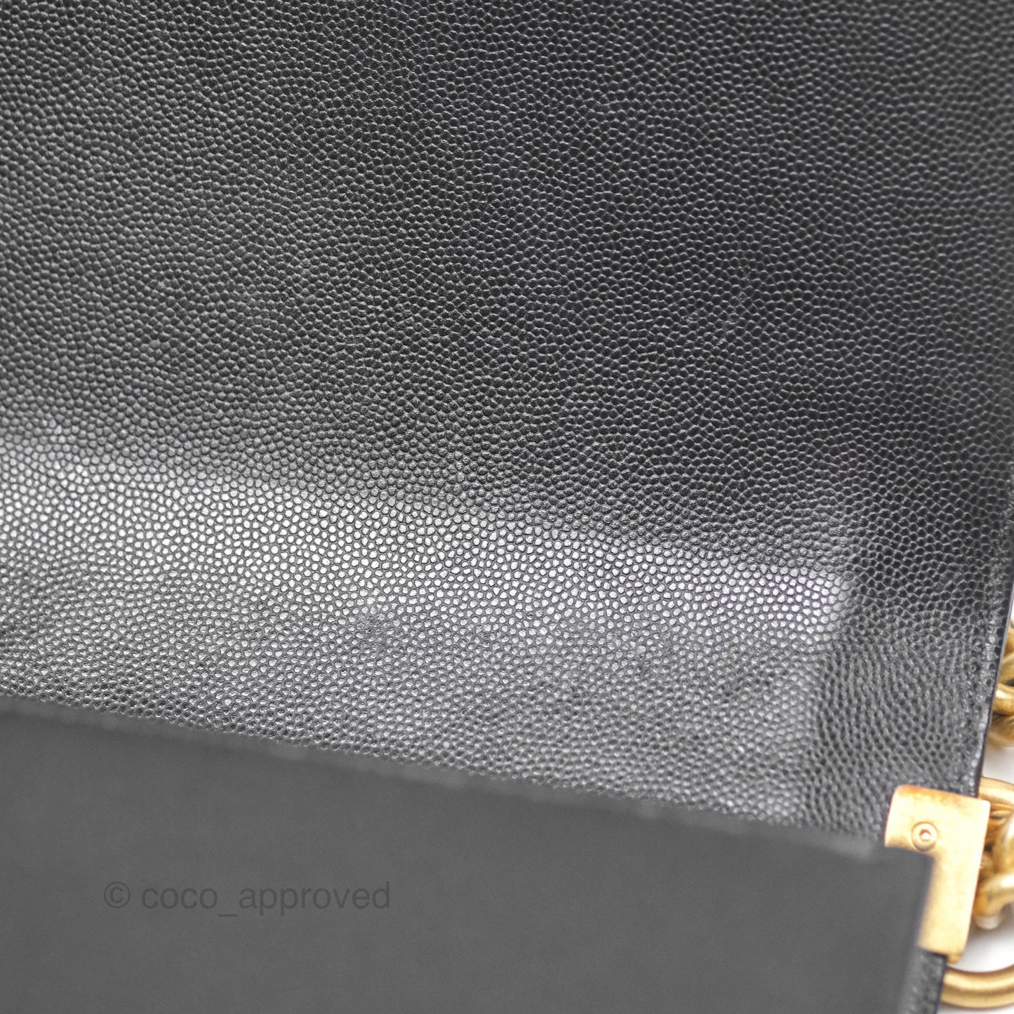 Chanel Medium Boy Quilted Black Caviar Aged Gold Hardware