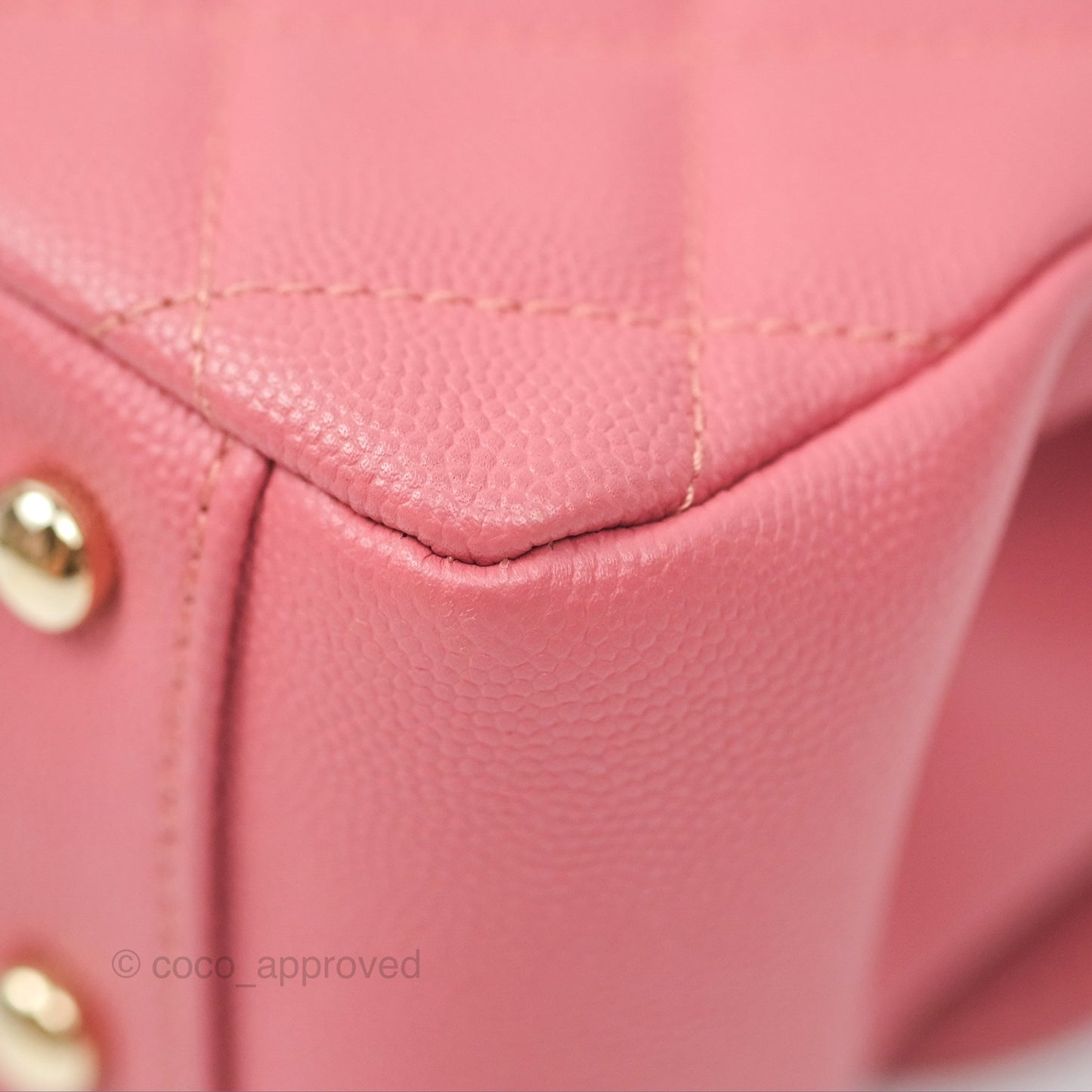 Chanel Quilted Medium Business Affinity Flap Pink Caviar Gold Hardware