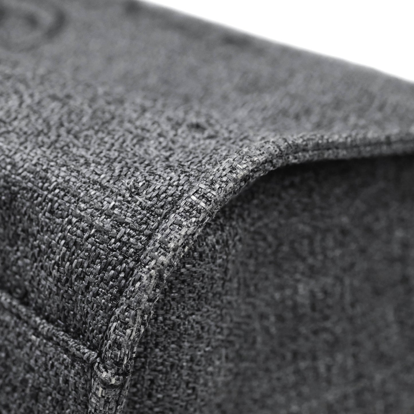 Chanel Large Deauville Charcoal Grey Canvas Gold Hardware