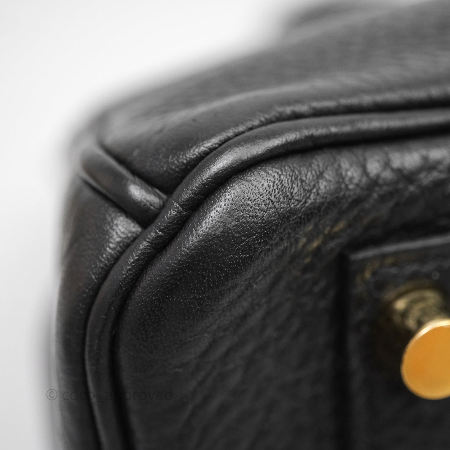 Hermès Birkin 30 Black Noir 89 Clemence Gold Hardware