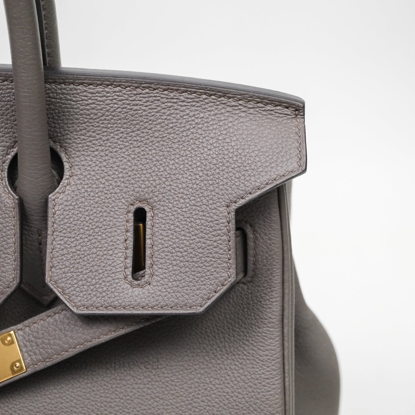 Hermès Birkin 30 Gris Asphalte Togo Gold Hardware