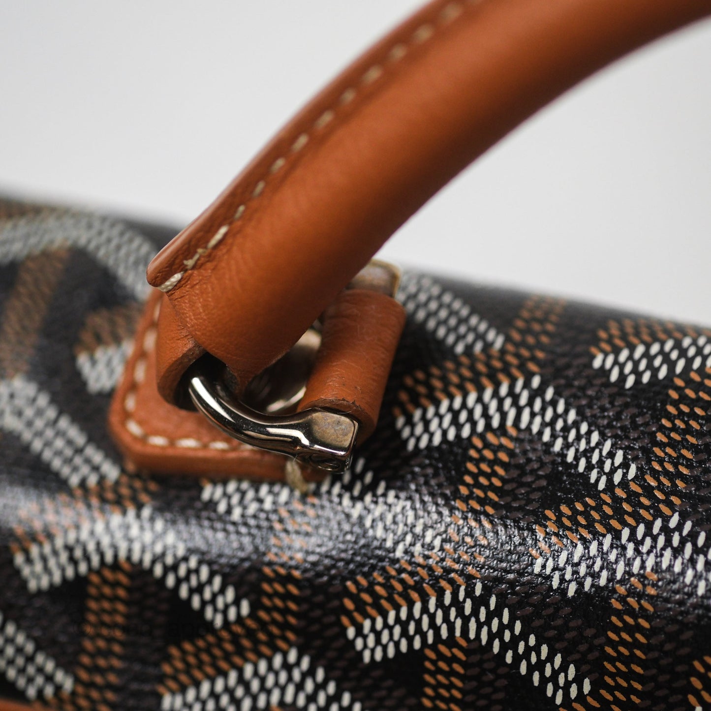 Goyard Saint Léger Backpack Black/ Tan