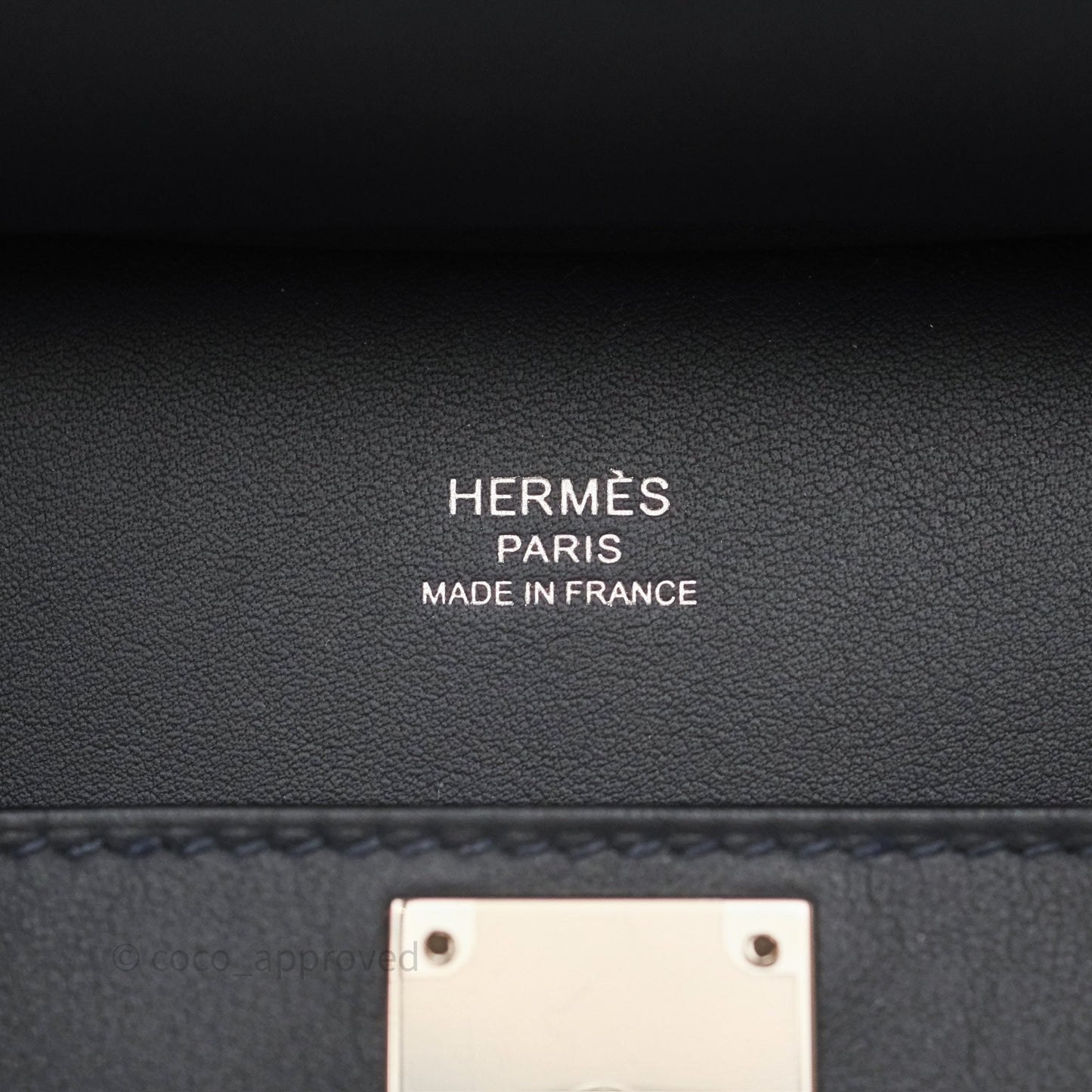 Hermès Mini Jypsiere Caban 3Y Swift Palladium Hardware