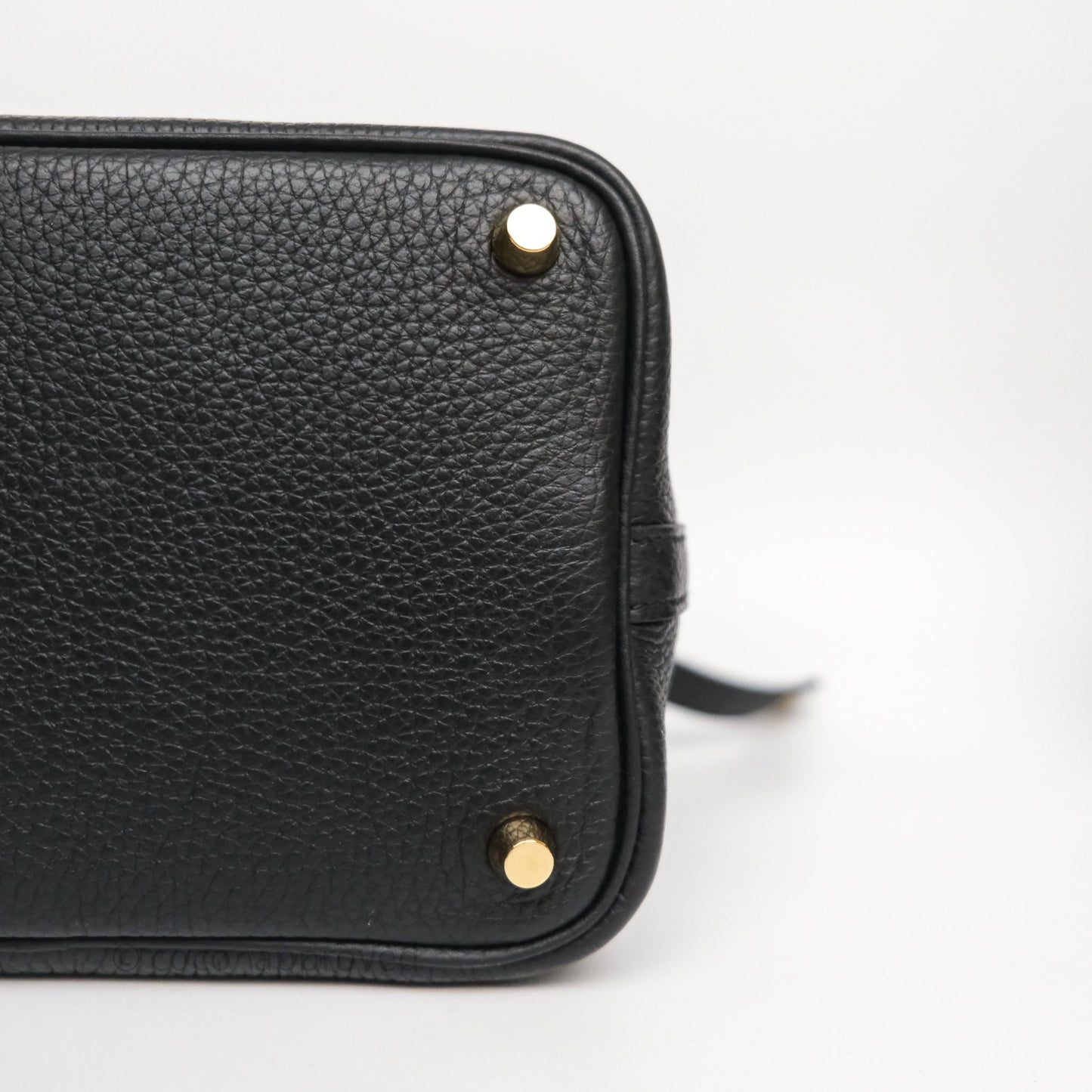 Hermès Picotin Lock 18 Black Noir 89 Clemence Gold Hardware