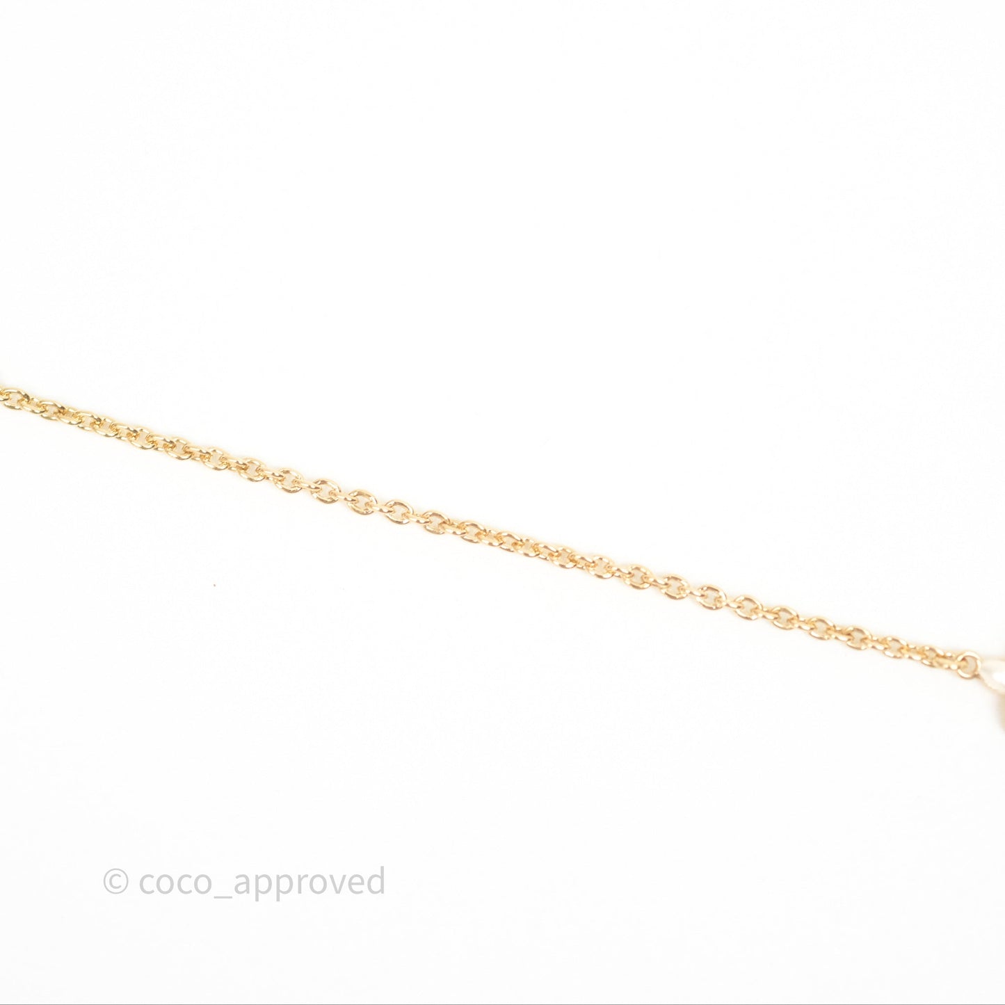 Louis Vuitton Floragram Necklace Pearls Gold Tone