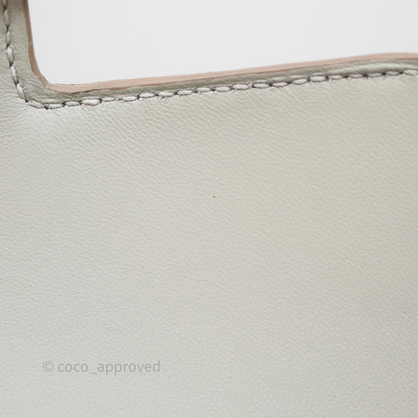 Hermès Constance Mini 18cm Mirror Gris Perle 80 Chevre Mysore Gold Hardware