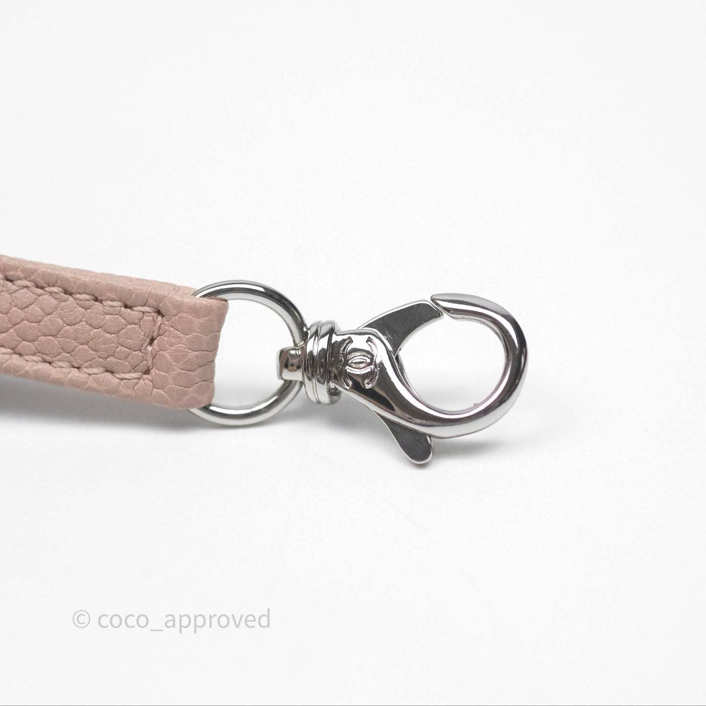 Chanel Quilted Tote Bag Pink Caviar Silver Hardware