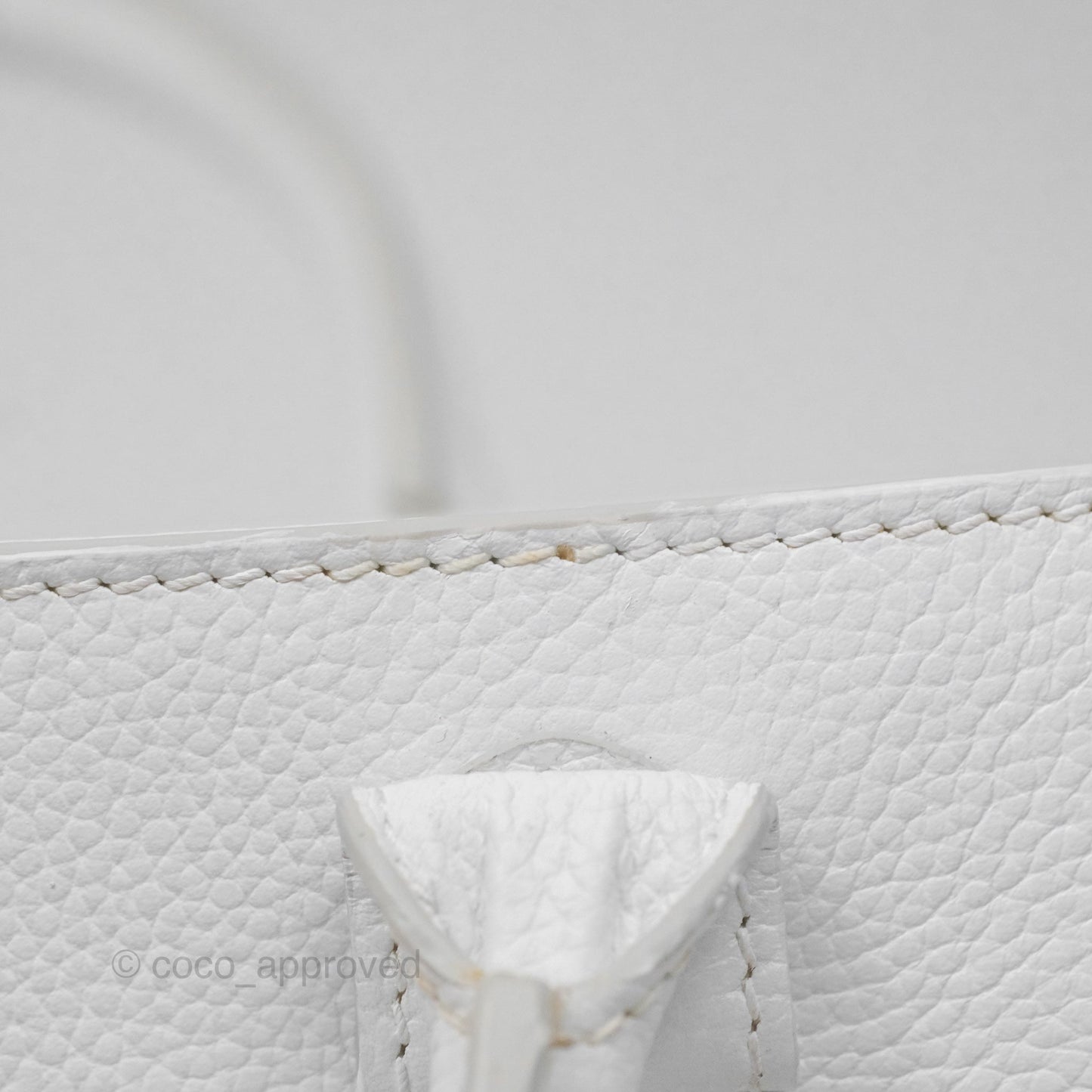 Chanel Mini Neo Executive Shopper Tote White Grained Calfskin Silver Hardware