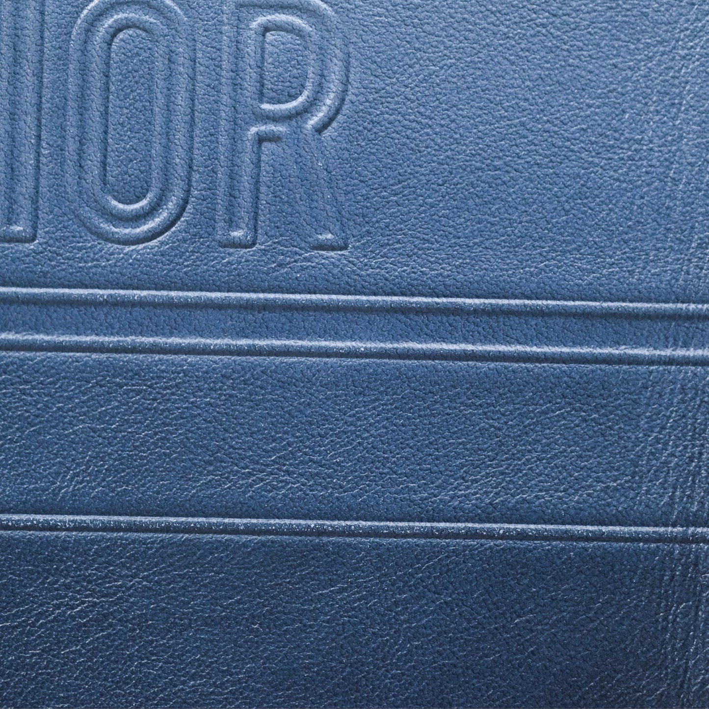 Christian Dior Medium Book Tote Blue Calfskin